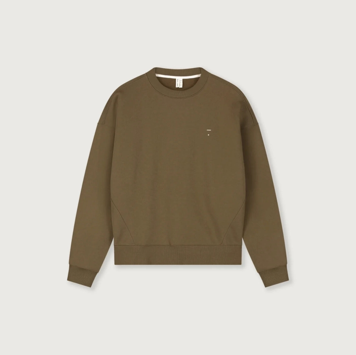 Sweat-shirt en coton marron pour adulte