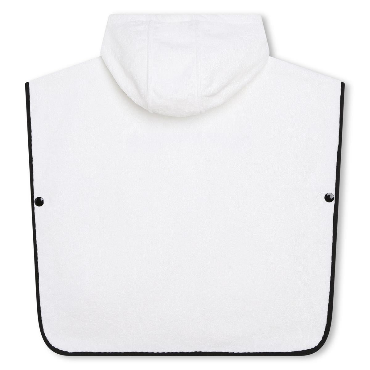 Boys White Logo Bath Towel