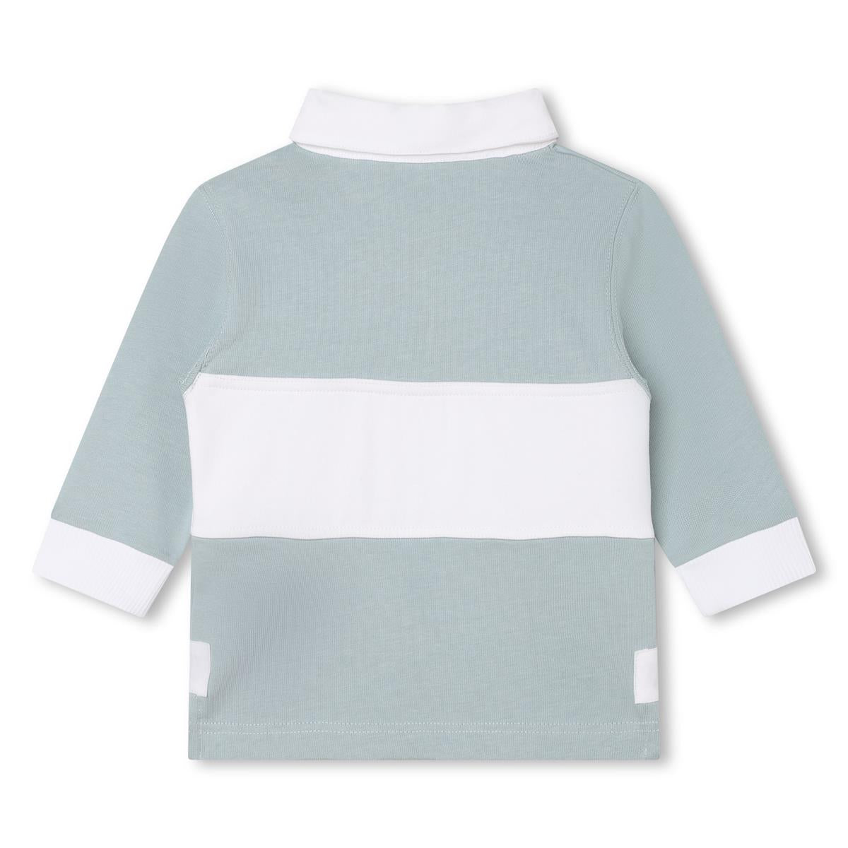 Baby Boys Green Logo Cotton T-Shirt