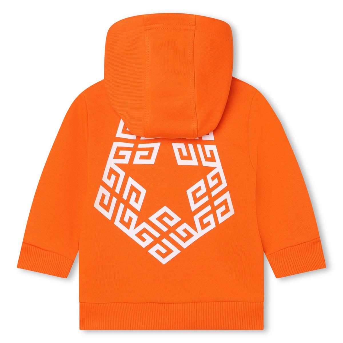 Baby Boys Orange Logo Sweatshirt