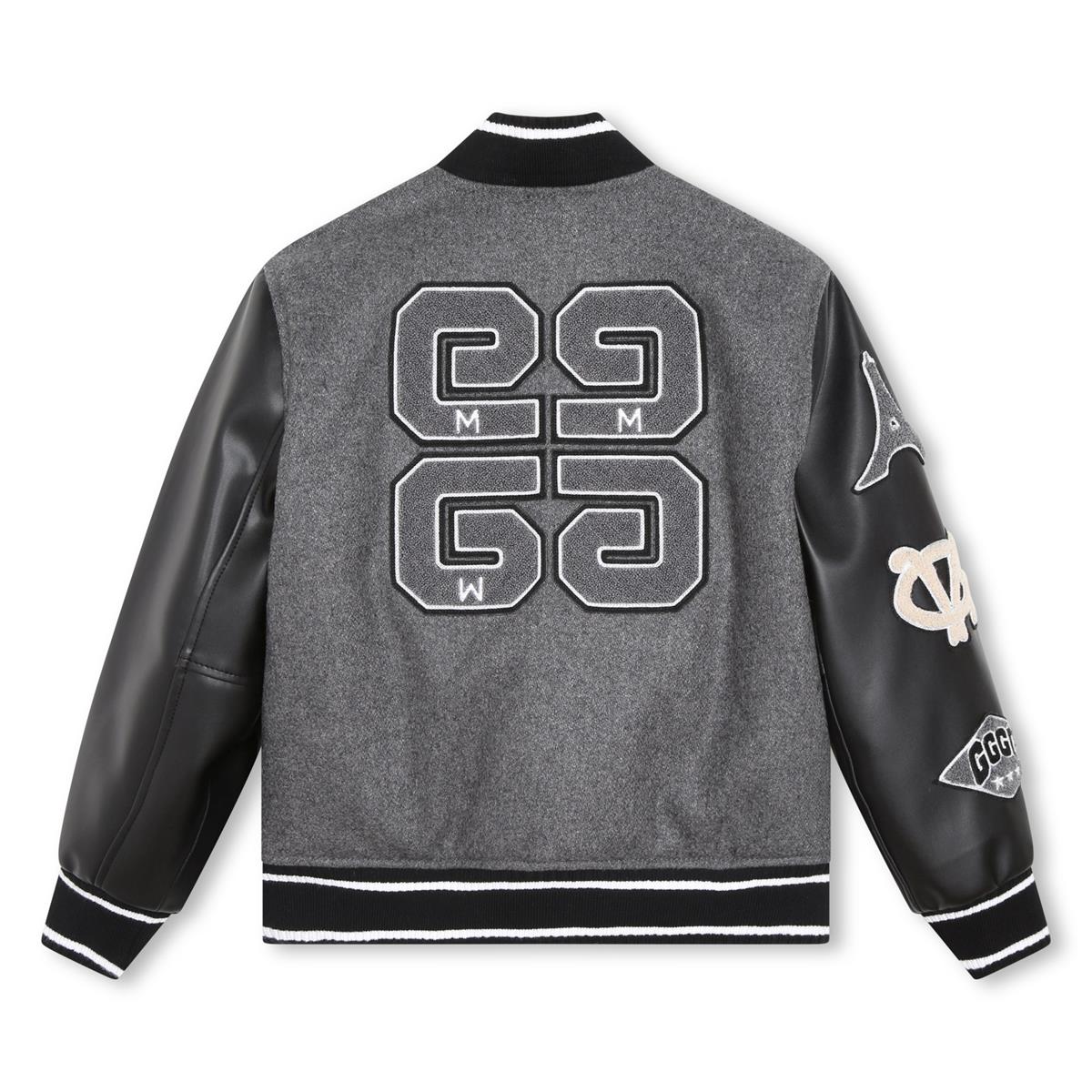 Boys Grey Wool Jacket