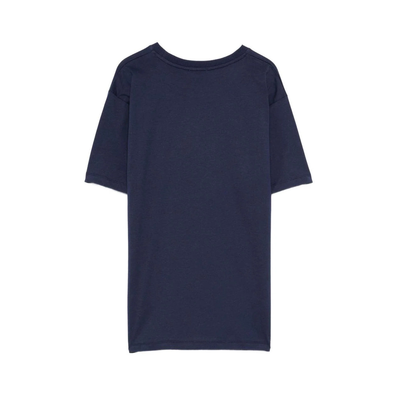 Boys & Girls Navy Logo Cotton T-Shirt