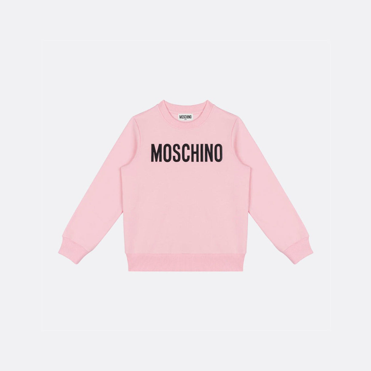 Boys & Girls Light Pink Logo Cotton Sweatshirt