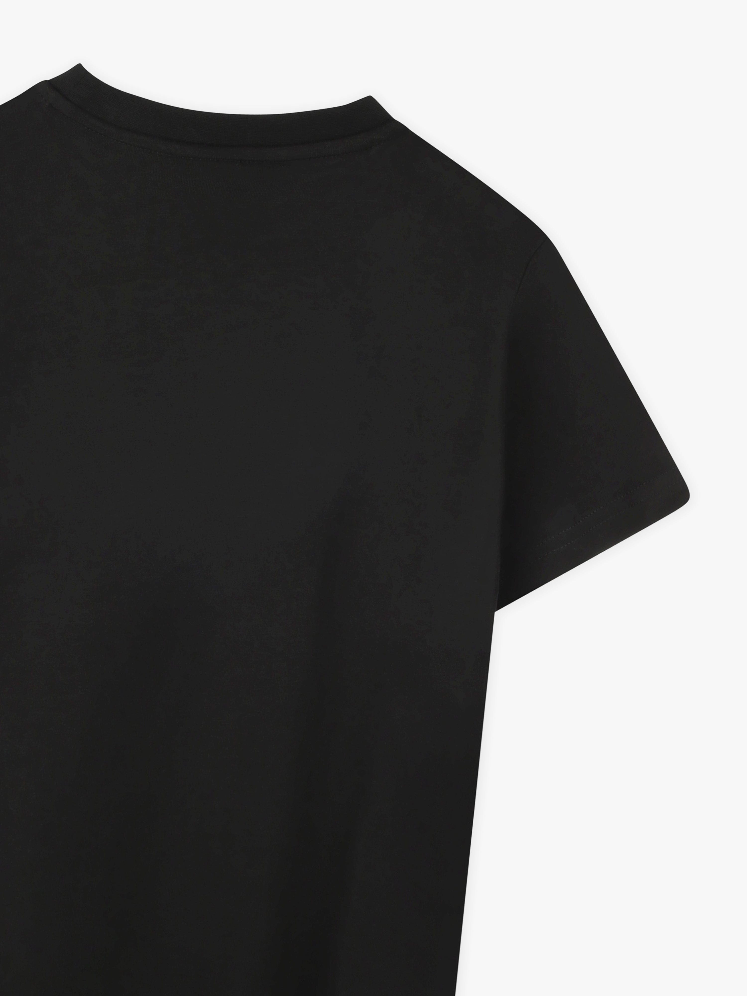 Hugo Boys Logo Print T-Shirt in Black