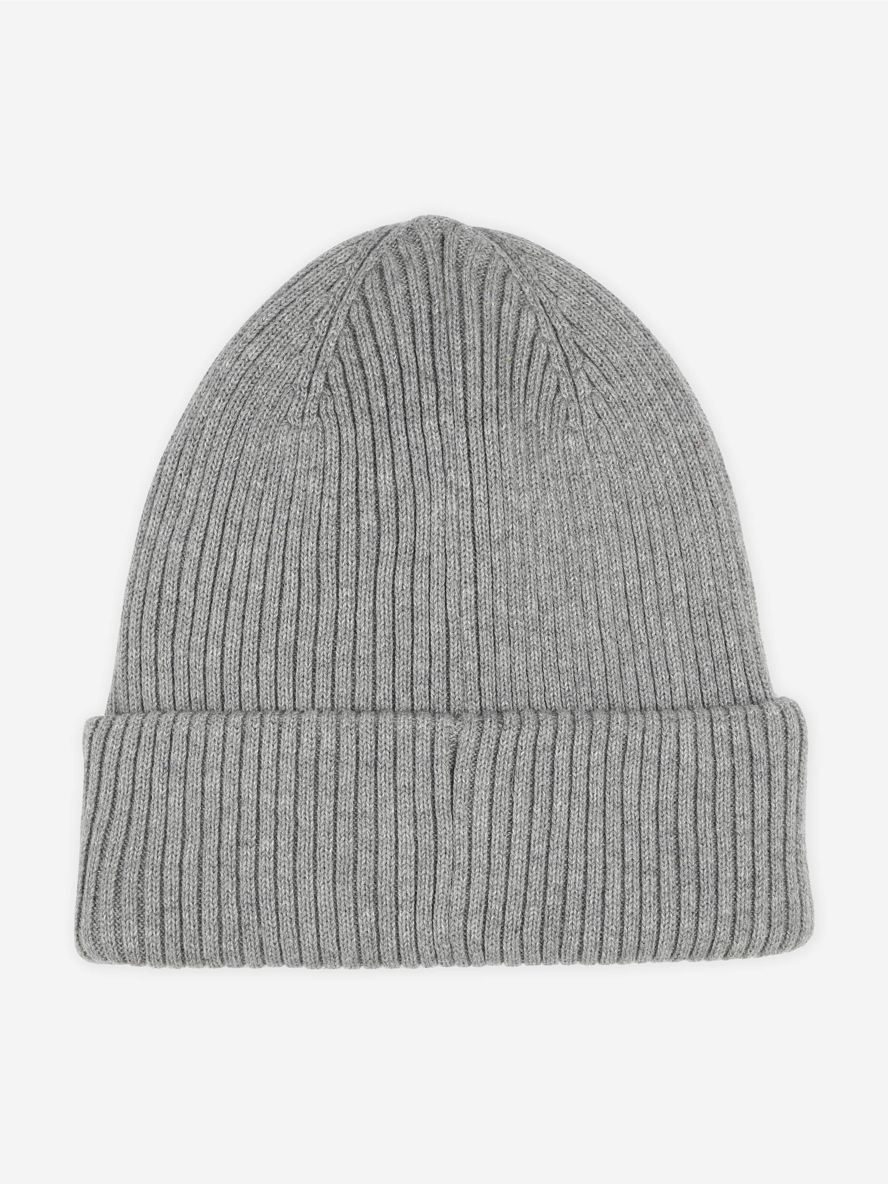 Hugo Kids Knitted Beanie Hat in Grey