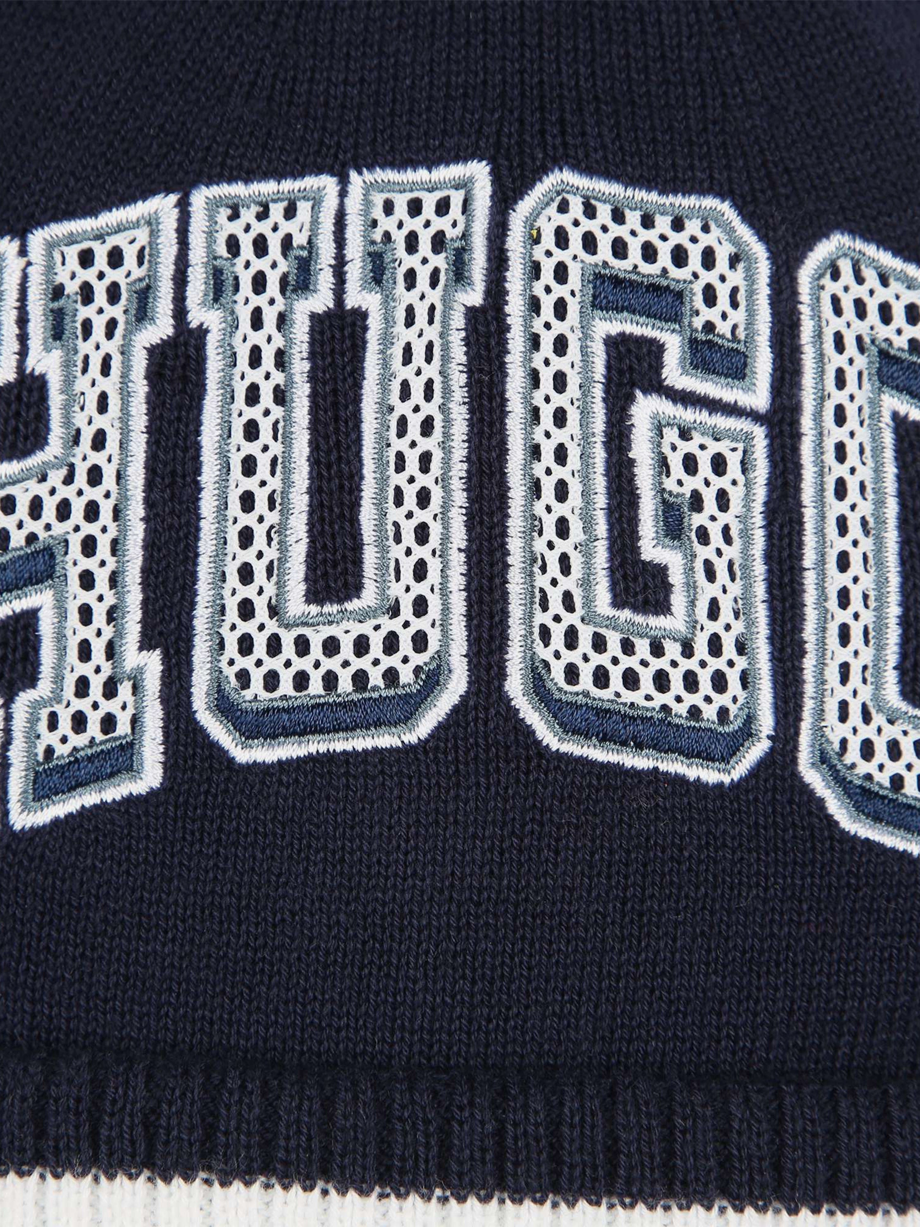 Hugo Boys Logo Beanie Hat in Blue