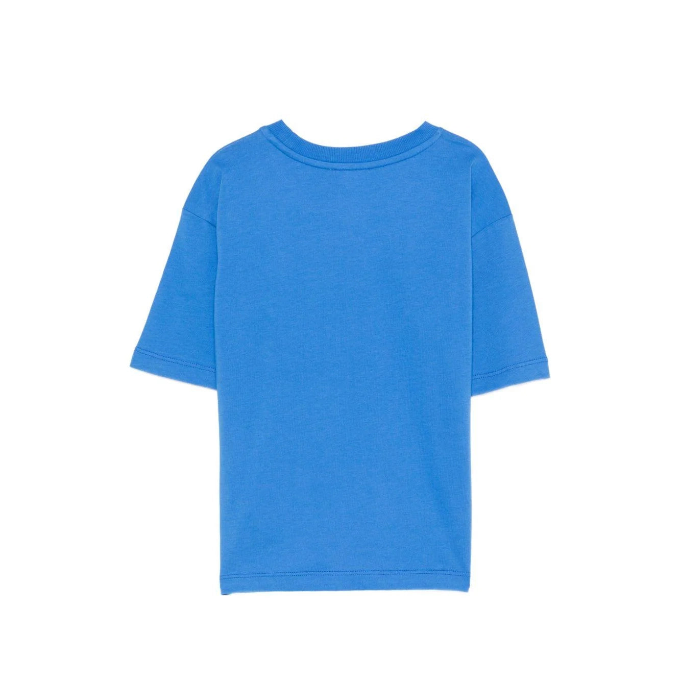 Boys & Girls Blue Logo Cotton T-Shirt
