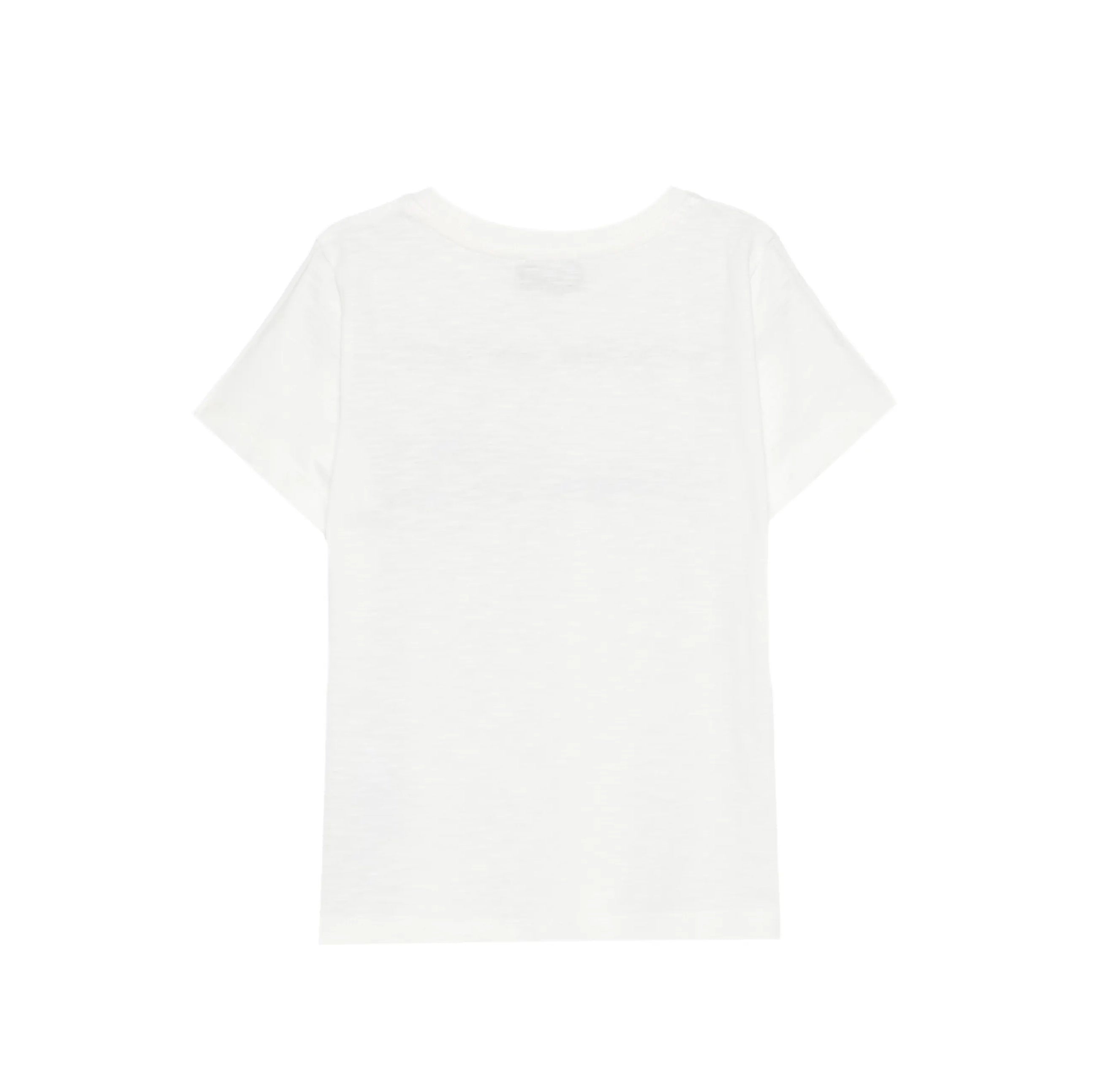 Boys & Girls White Logo Cotton T-Shirt
