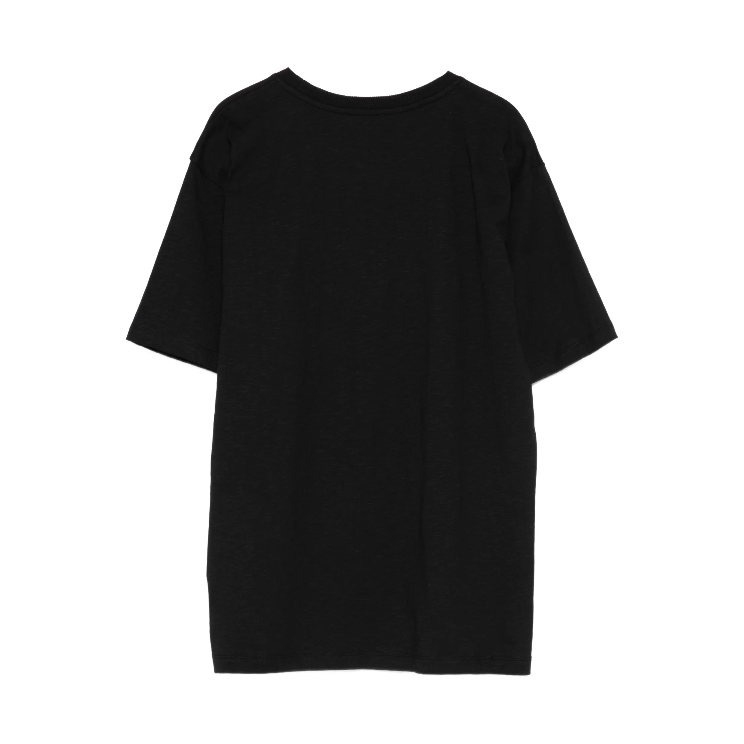 Boys & Girls Black Logo Cotton T-Shirt