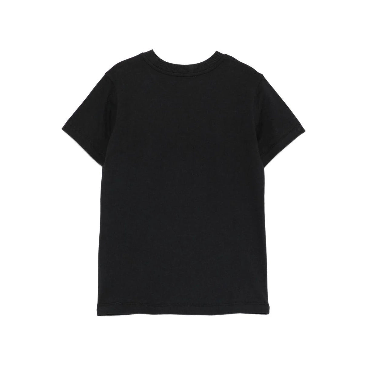 Boys & Girls Black Teddy Bear Printed Cotton T-Shirt