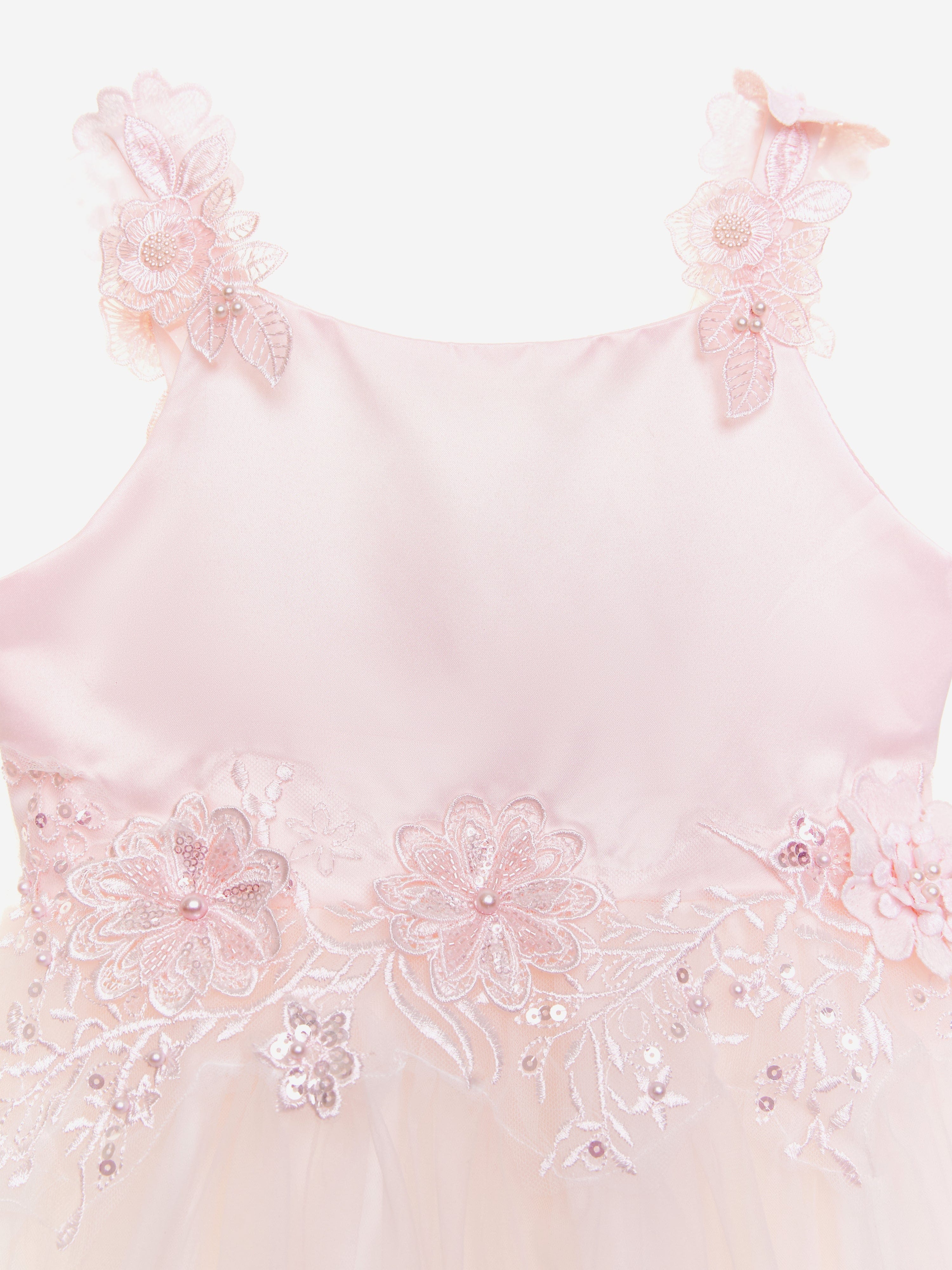 Girls Dreamy Delight Dress in Pink
