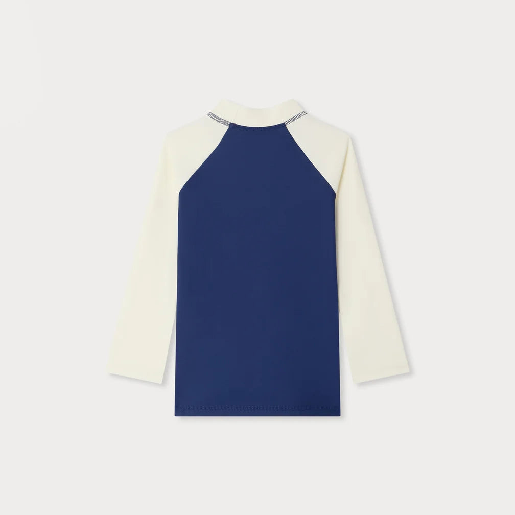 Boys Dark Blue Swim T-Shirt