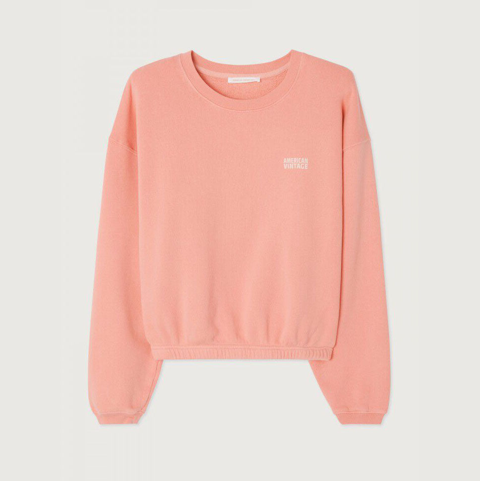 Women Pink Cotton Sweatshirt