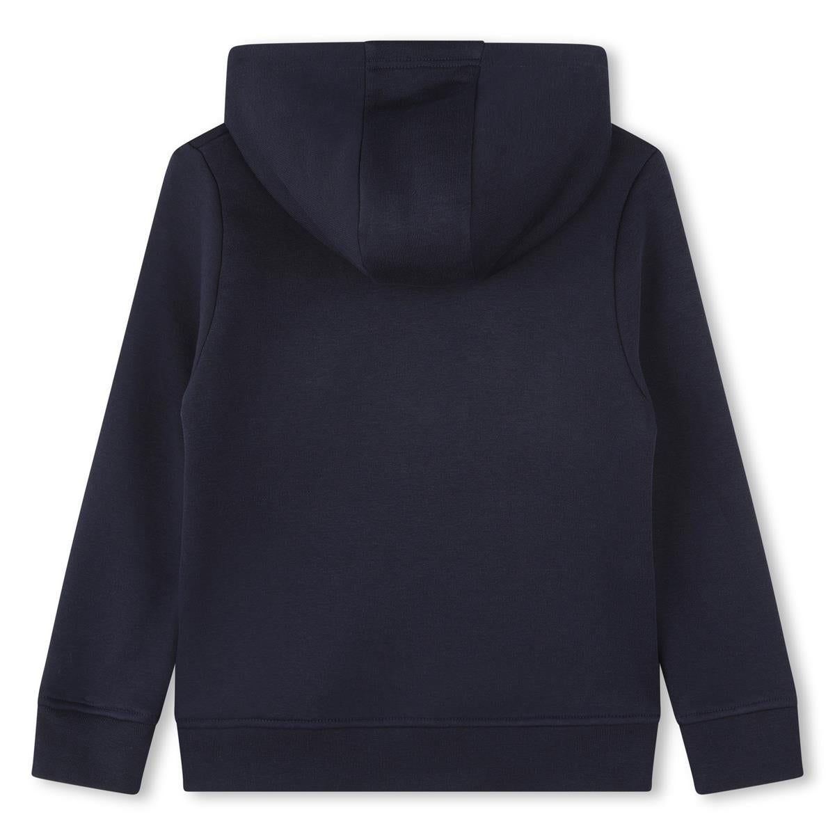 Boys Blue Logo Cotton Sweatshirt
