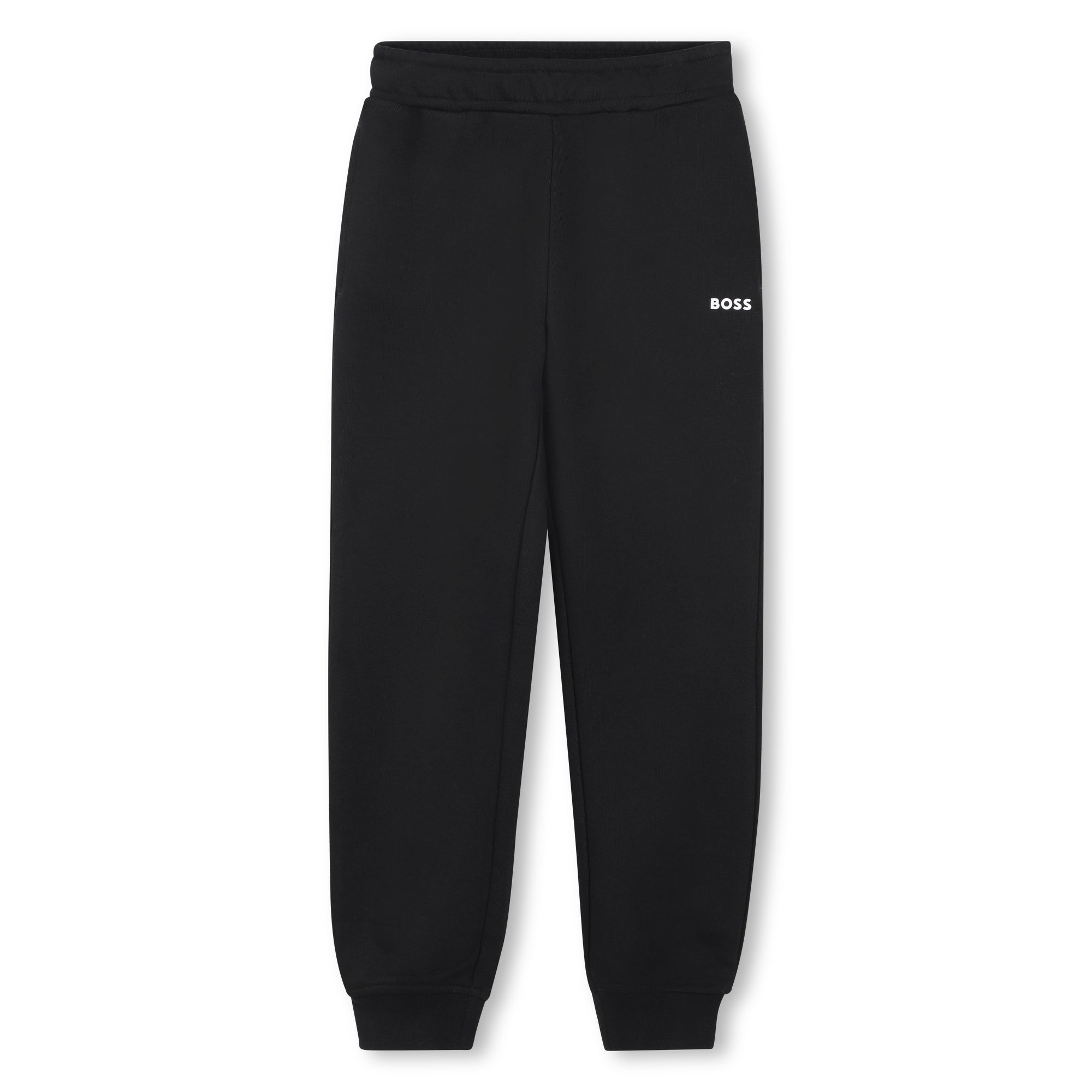 Boys Black Cotton Trousers