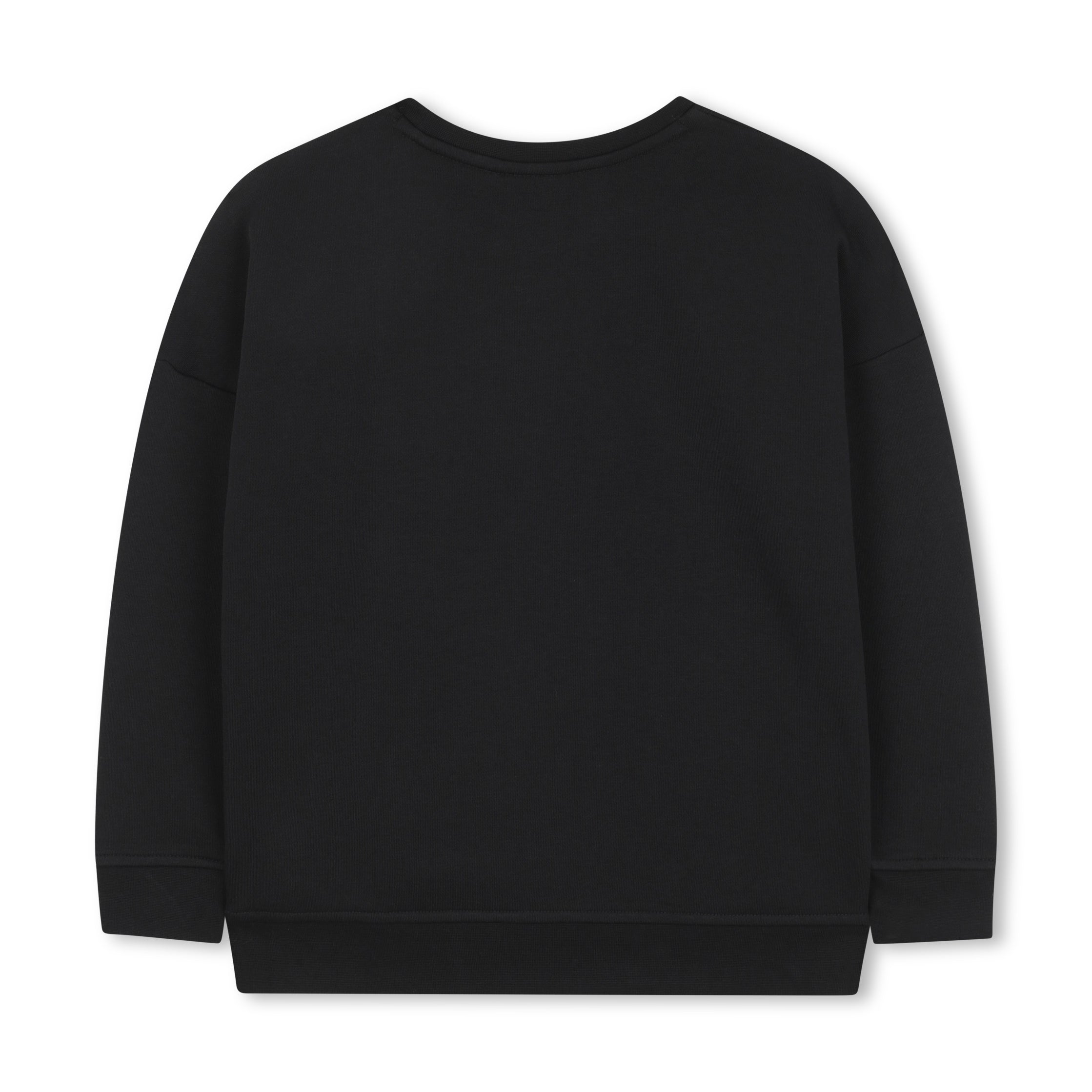 Boys Black Cotton Sweatshirt