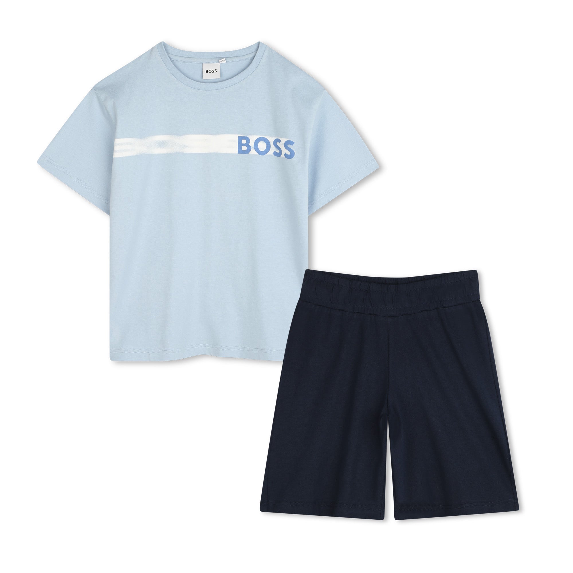 Boys Blue Cotton Sport Sets