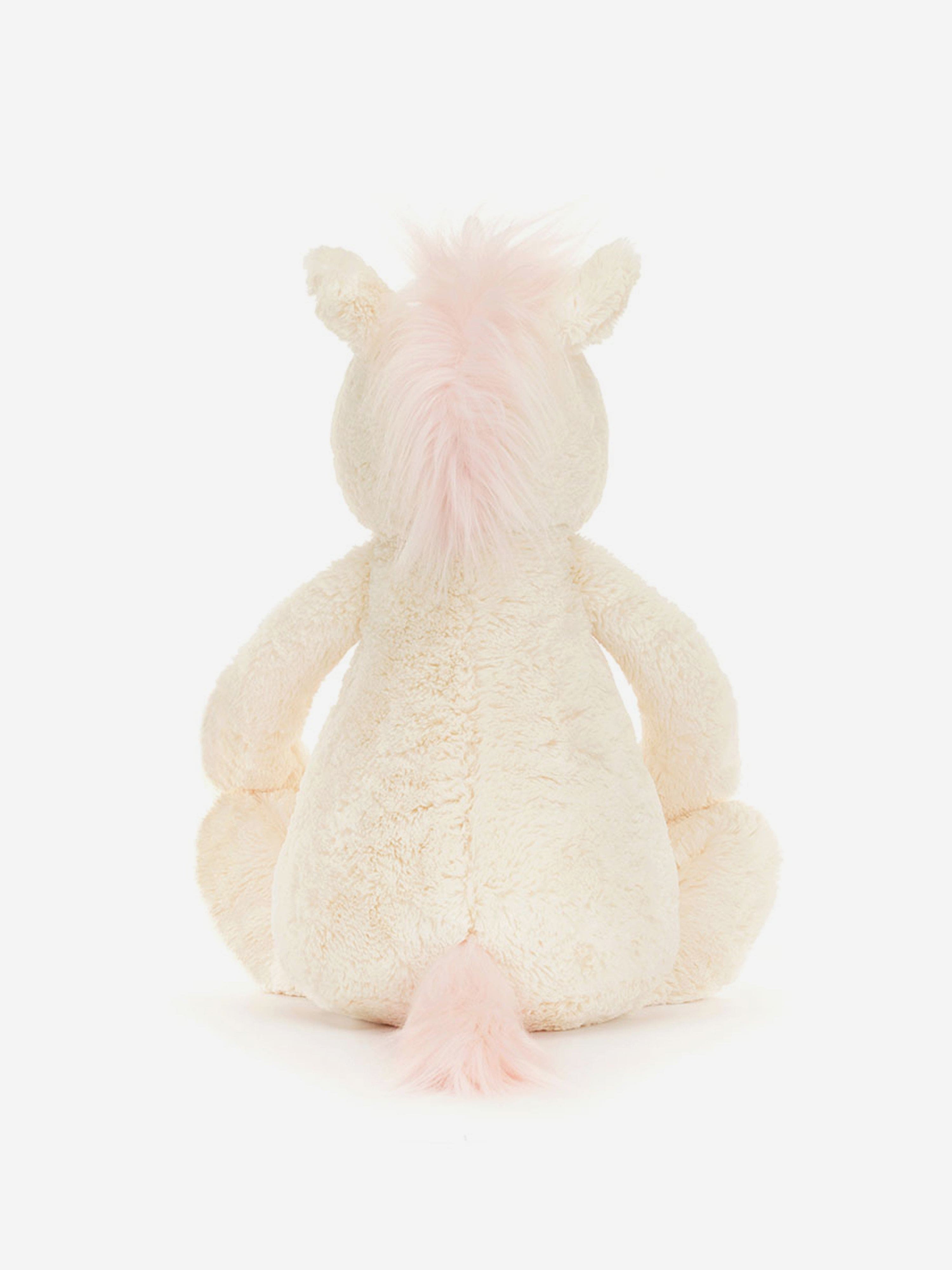 Bashful Little Unicorn Soft Toy in White (18 CM)
