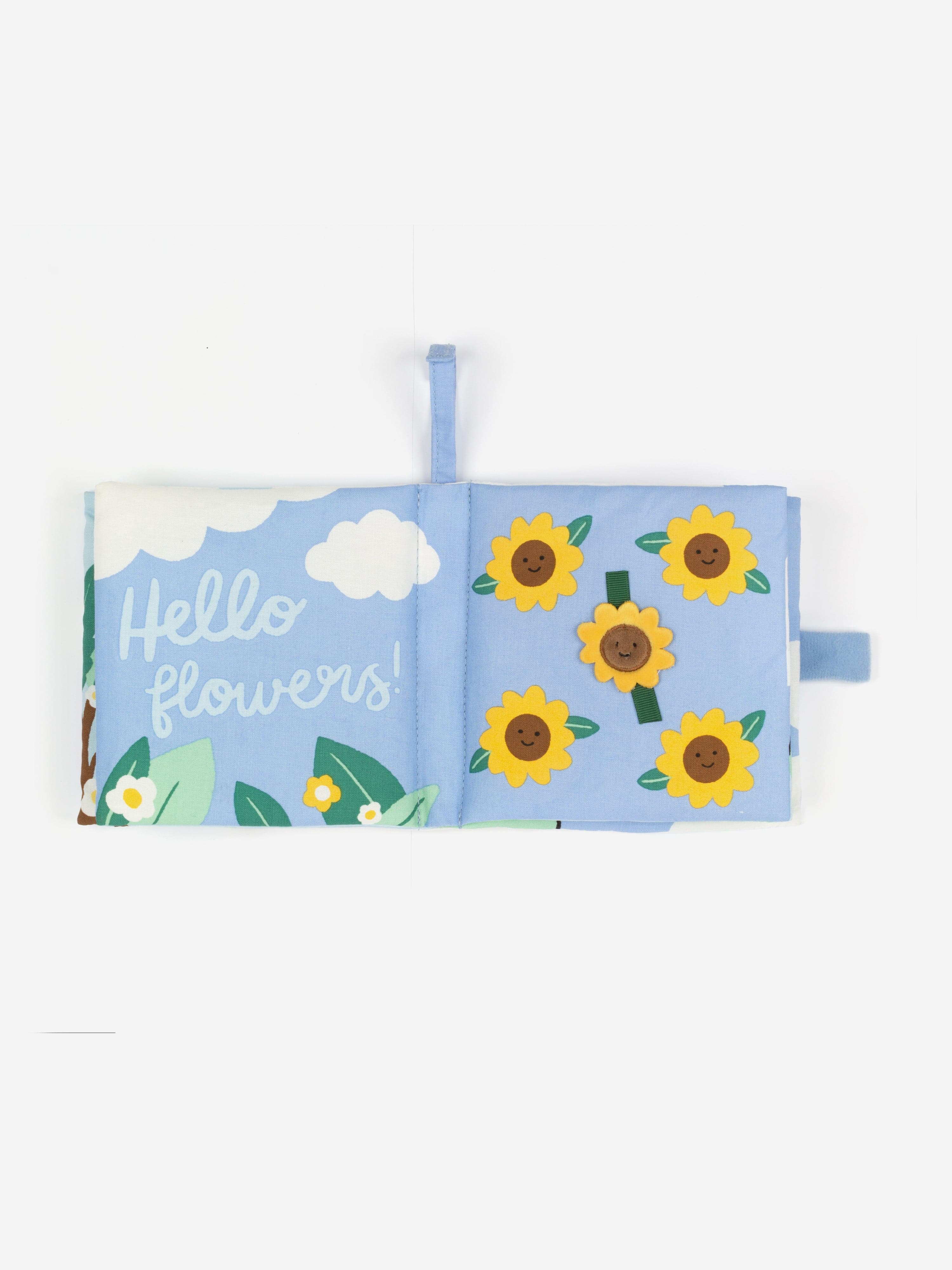 Hello Sun Fabric Book in Blue