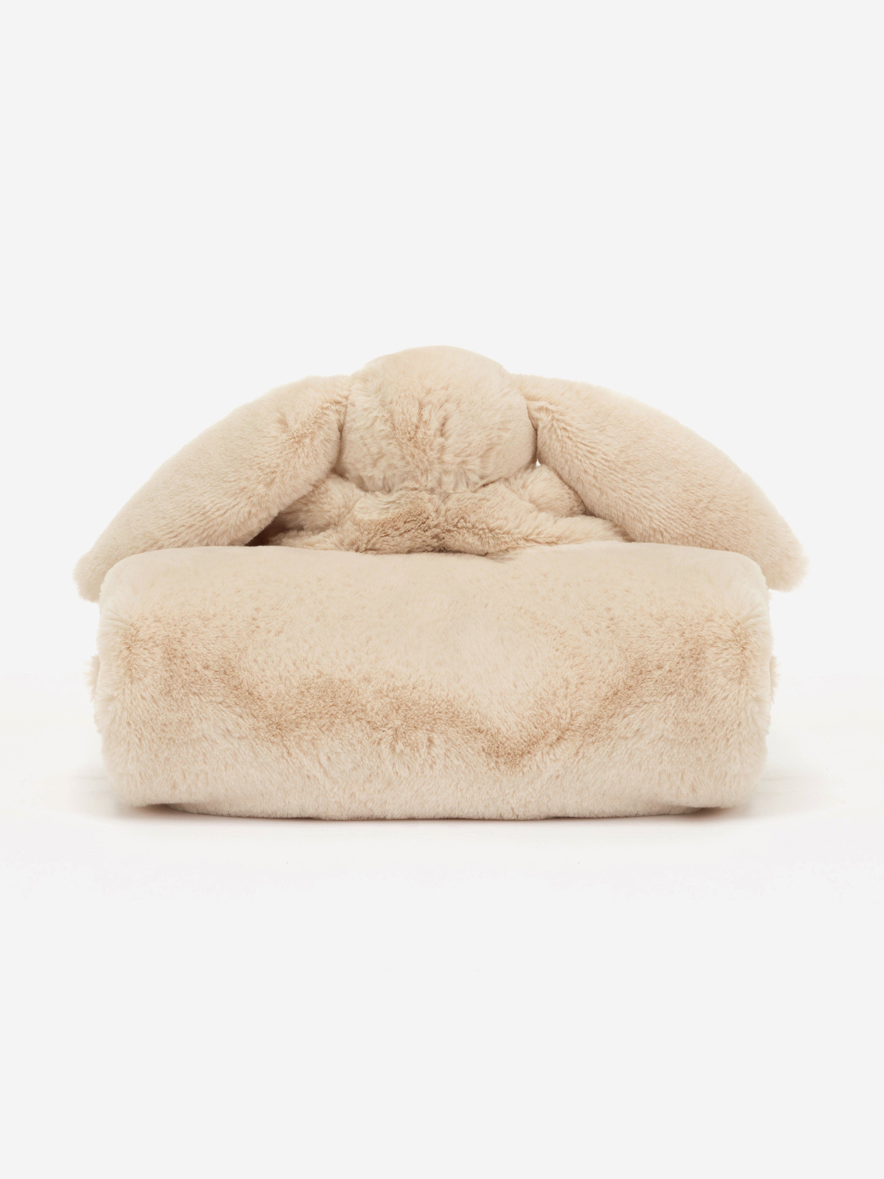 Bashful Luxe Willow Bunny Blanket in Ivory (70 CM)