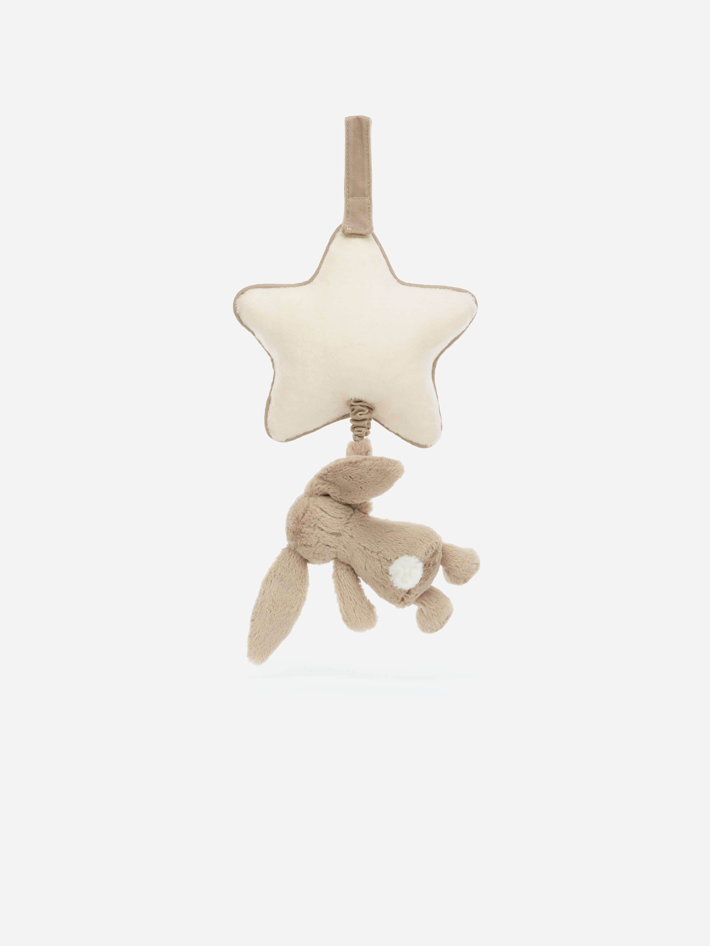 Bashful Beige Bunny Musical Pull in Beige (30 CM)