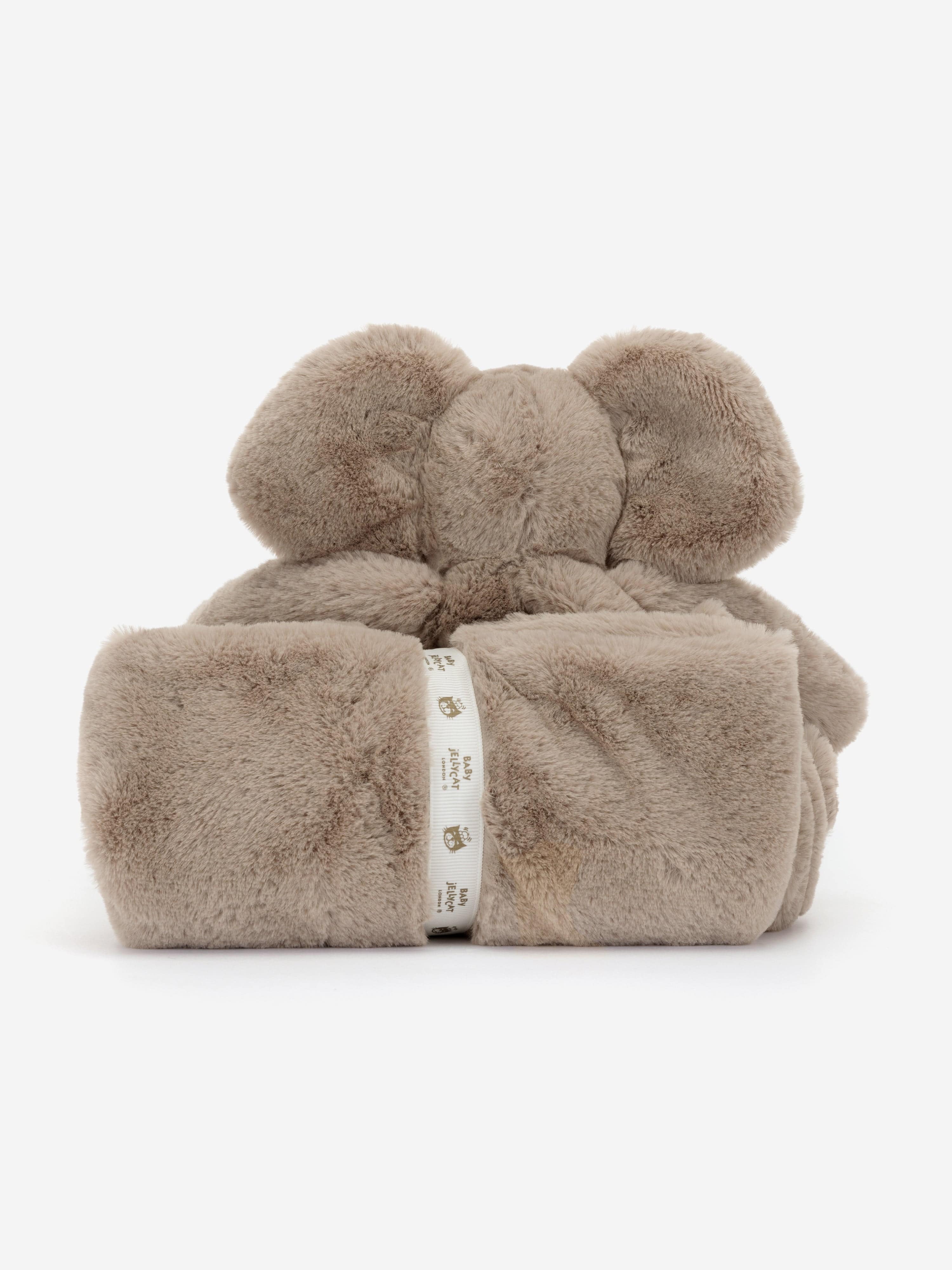 Smudge Elephant Blanket in Grey (70 CM)
