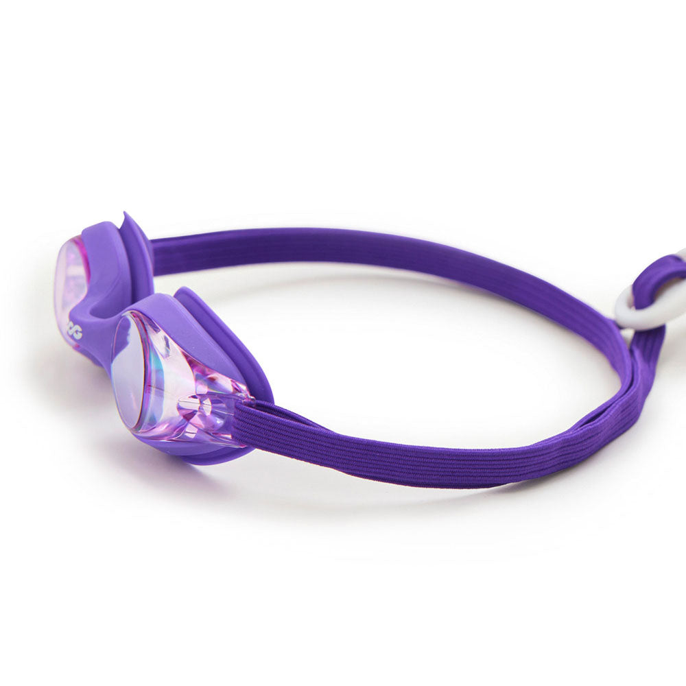 Lunettes de natation en caoutchouc violettes pour garçons et filles (JERRY-GDPU)