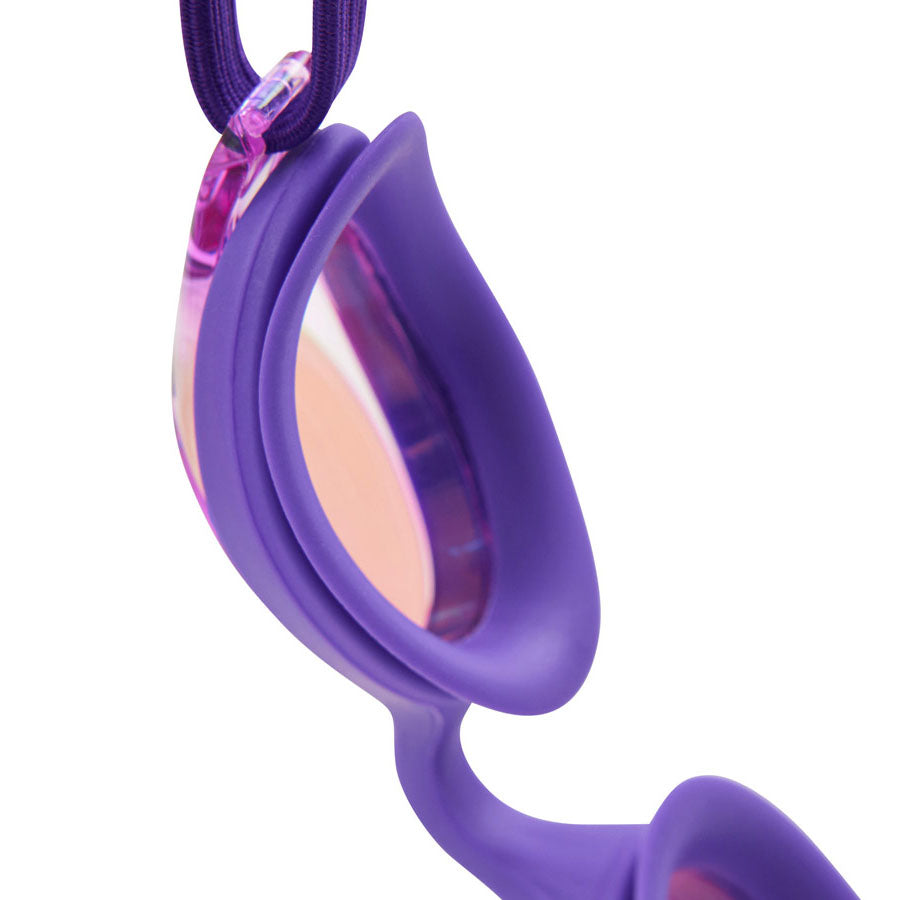 Lunettes de natation en caoutchouc violettes pour garçons et filles (JERRY-GDPU)