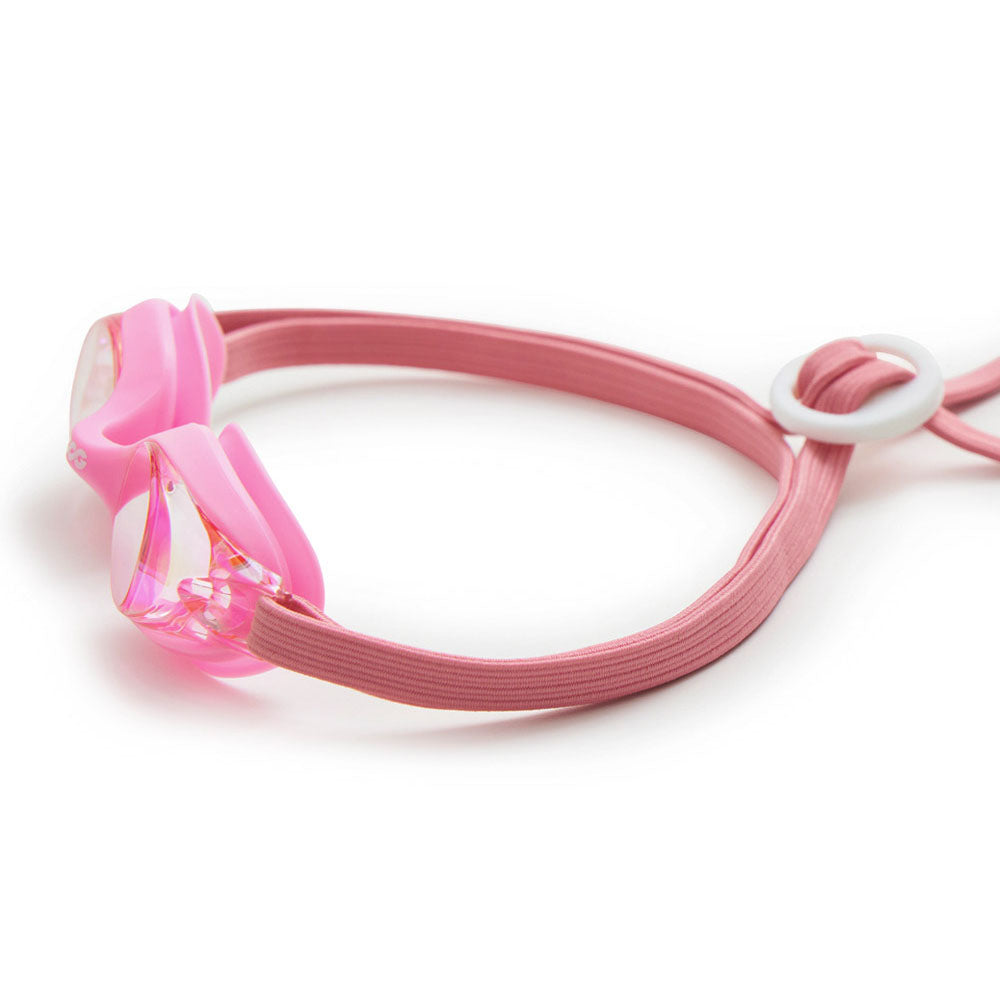 Lunettes de natation en caoutchouc rose pour garçons et filles (JERRY-RDPK)
