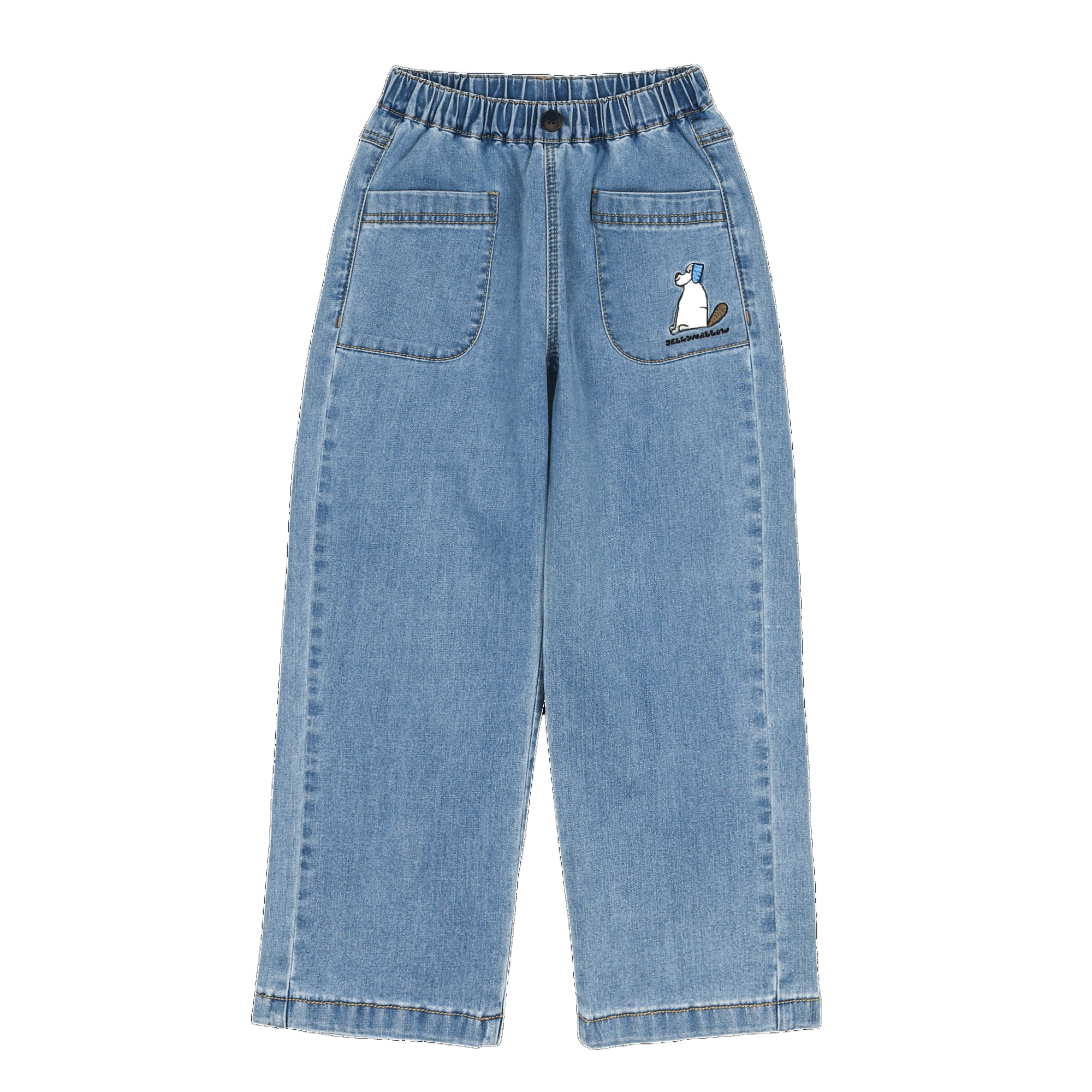 Boys & Girls Blue Denim Trousers