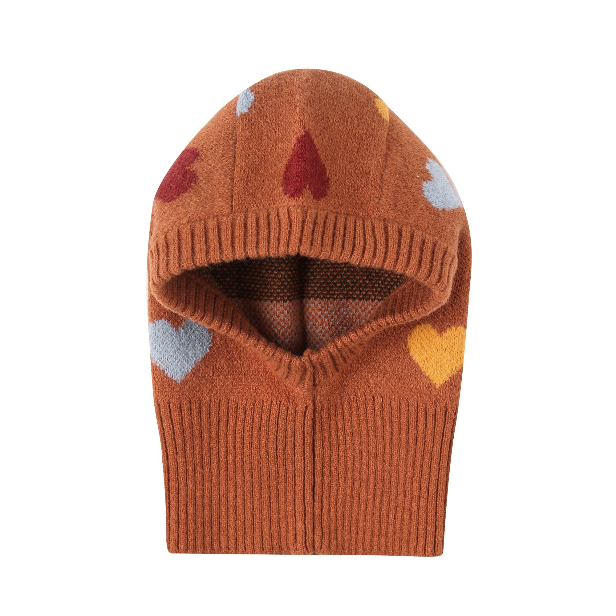 Boys & Girls Brown Knit Hat