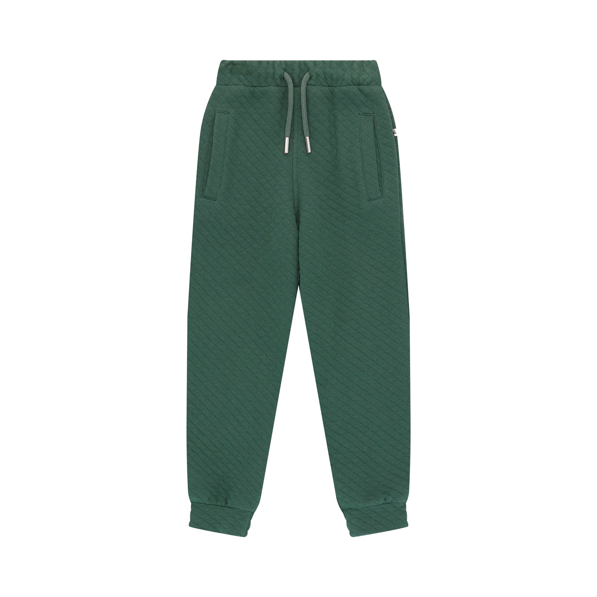 Boys & Girls Green Cotton Trousers