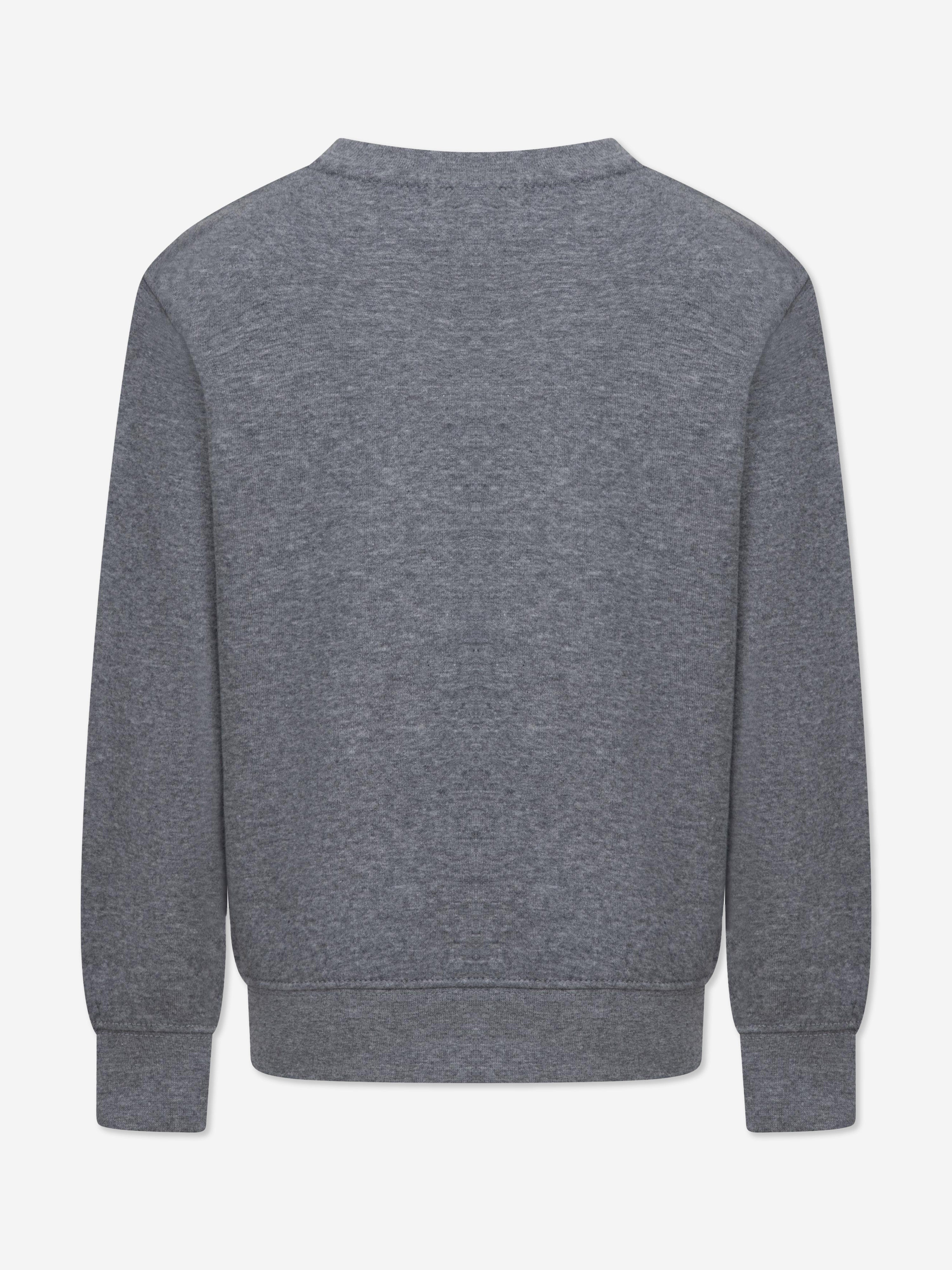 Jordan Boys Brooklyn Fleece Essential Sweatshirt in Grey