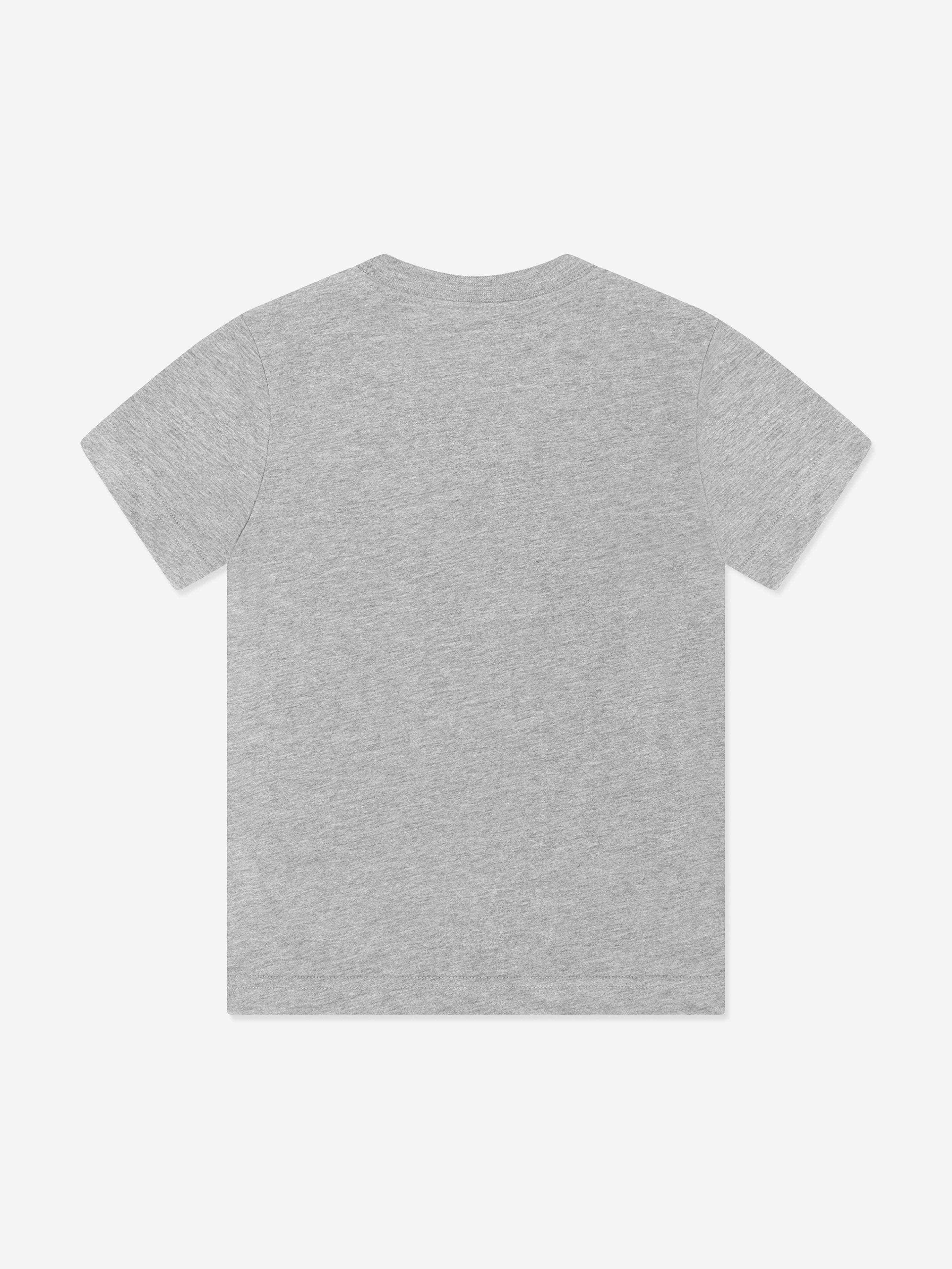Boys Jumpman Air Embroidered T-Shirt in Grey