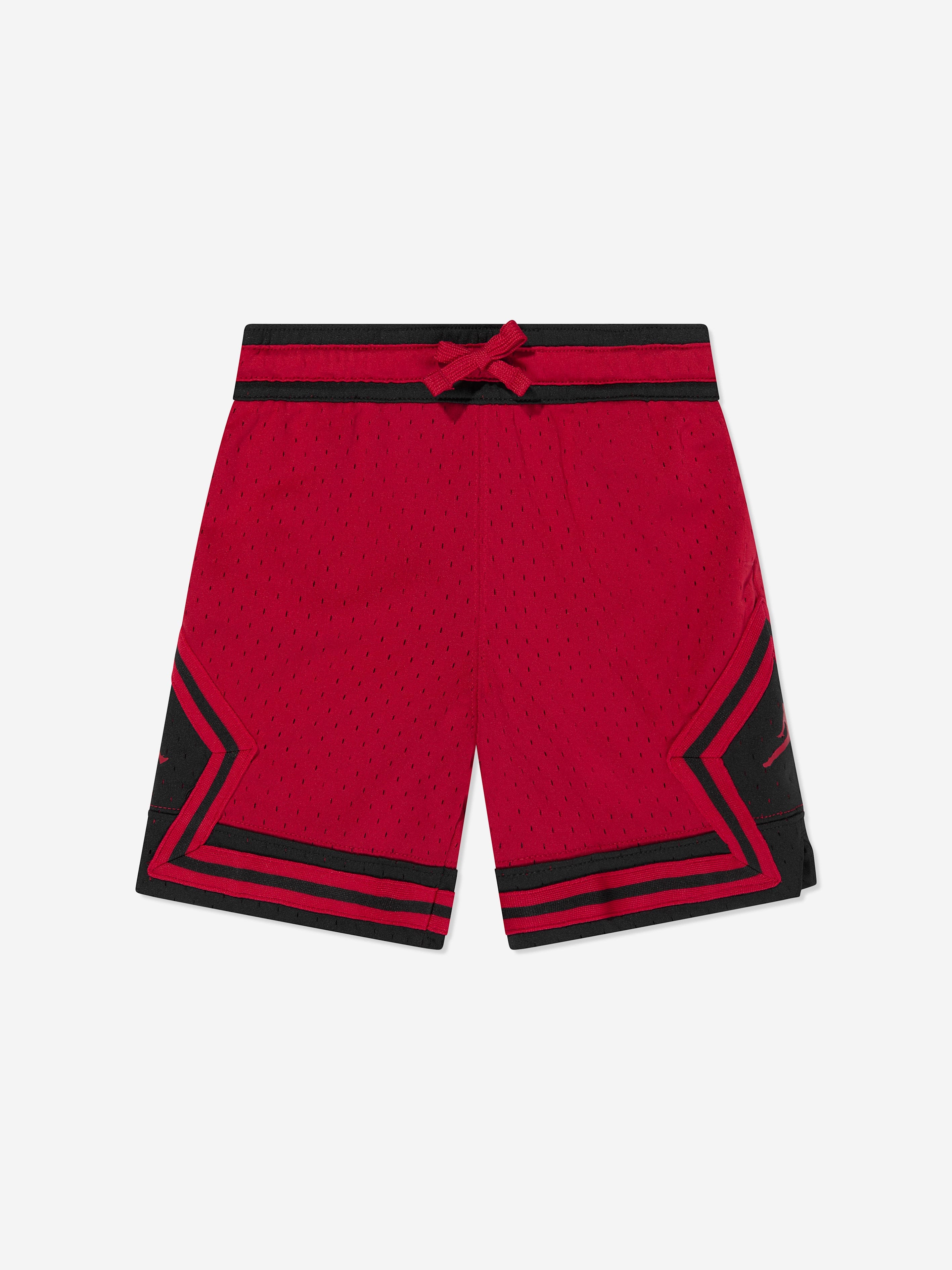 Boys MJ Dr-Fit Sport Diamond Shorts in Red