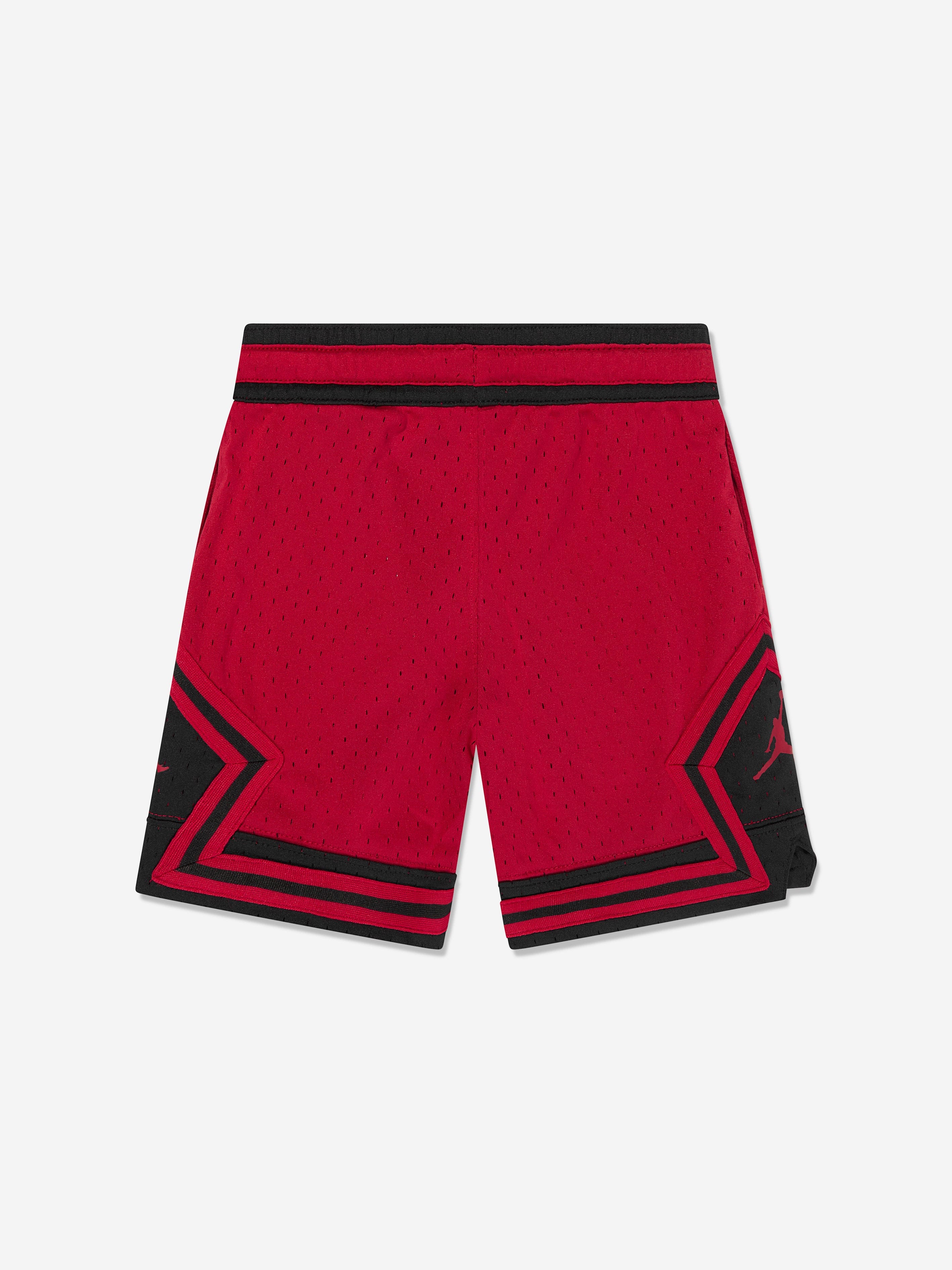 Boys MJ Dr-Fit Sport Diamond Shorts in Red