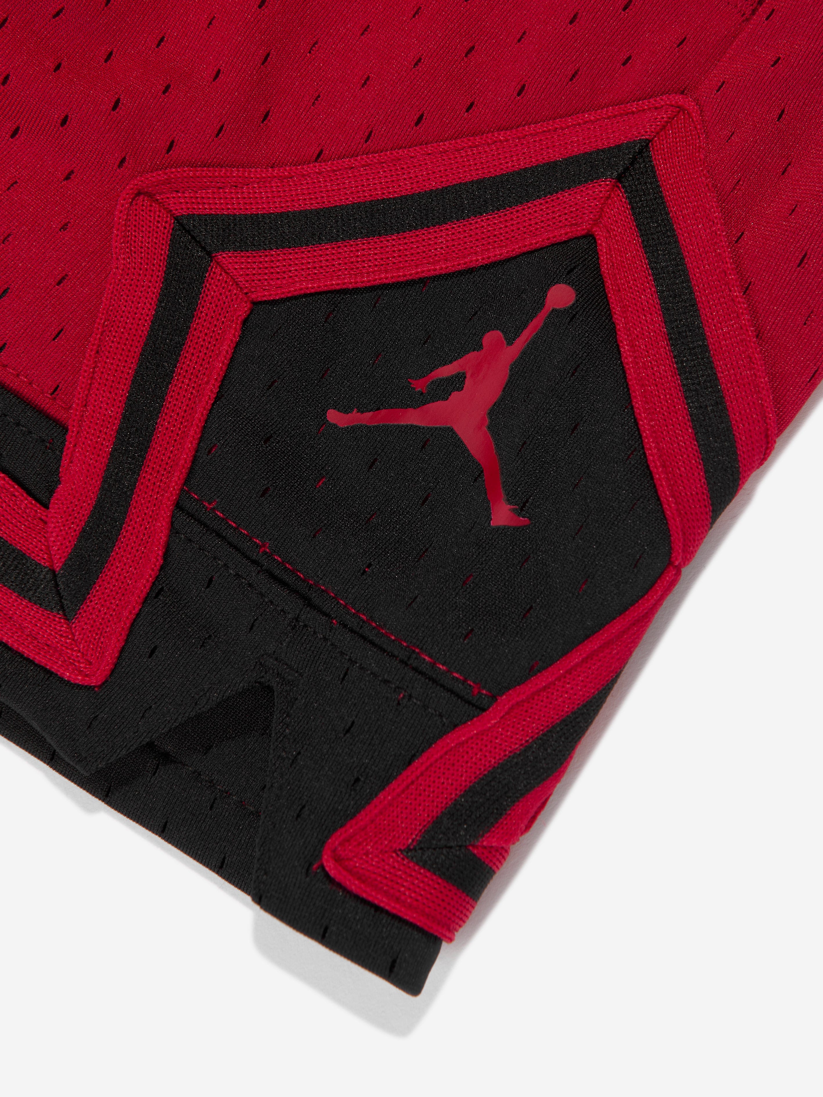 Boys MJ Dr-Fit Sport Diamond Shorts in Red