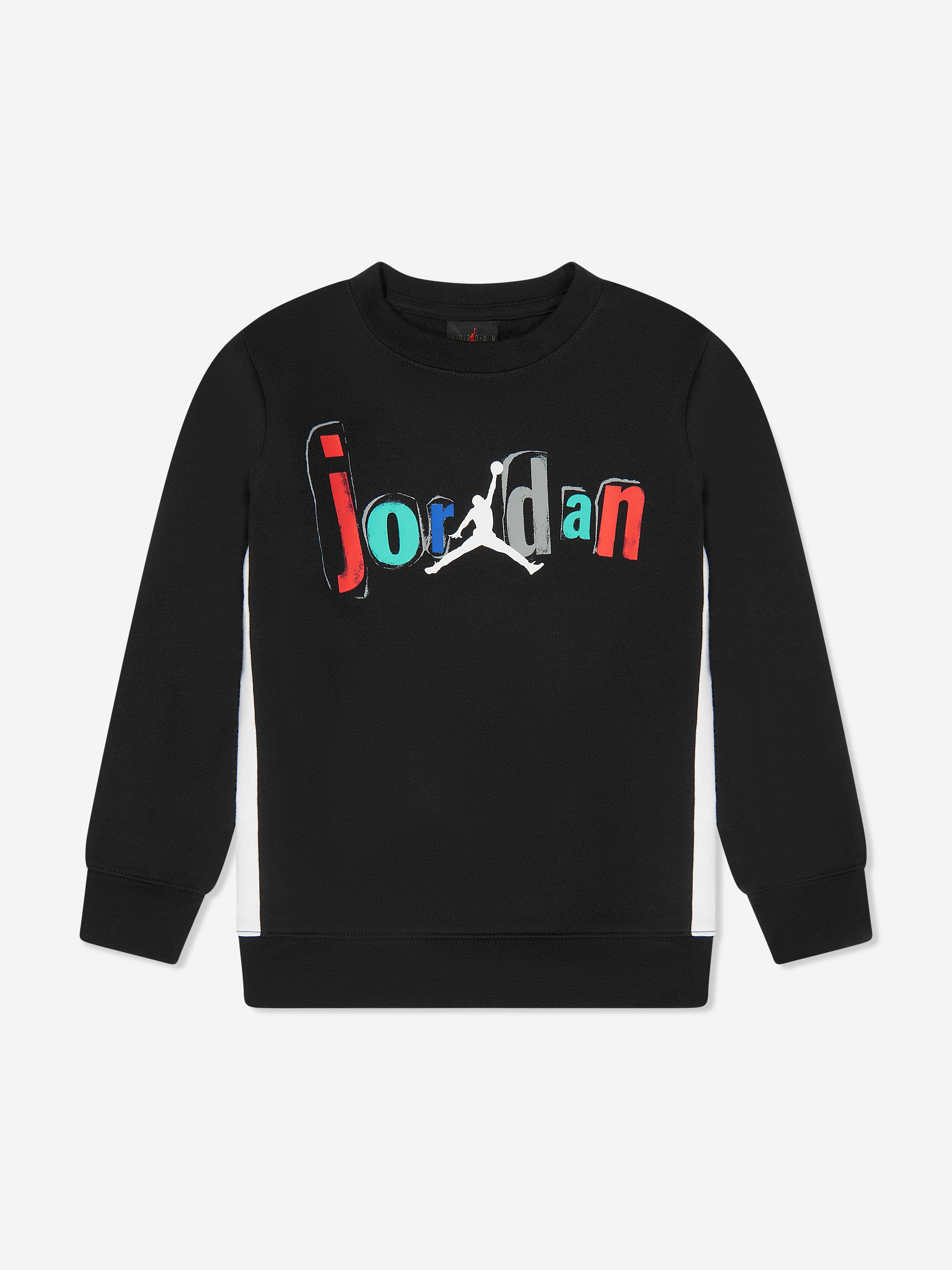 Boys Jumpman Team Blocked Tracksuit in Black