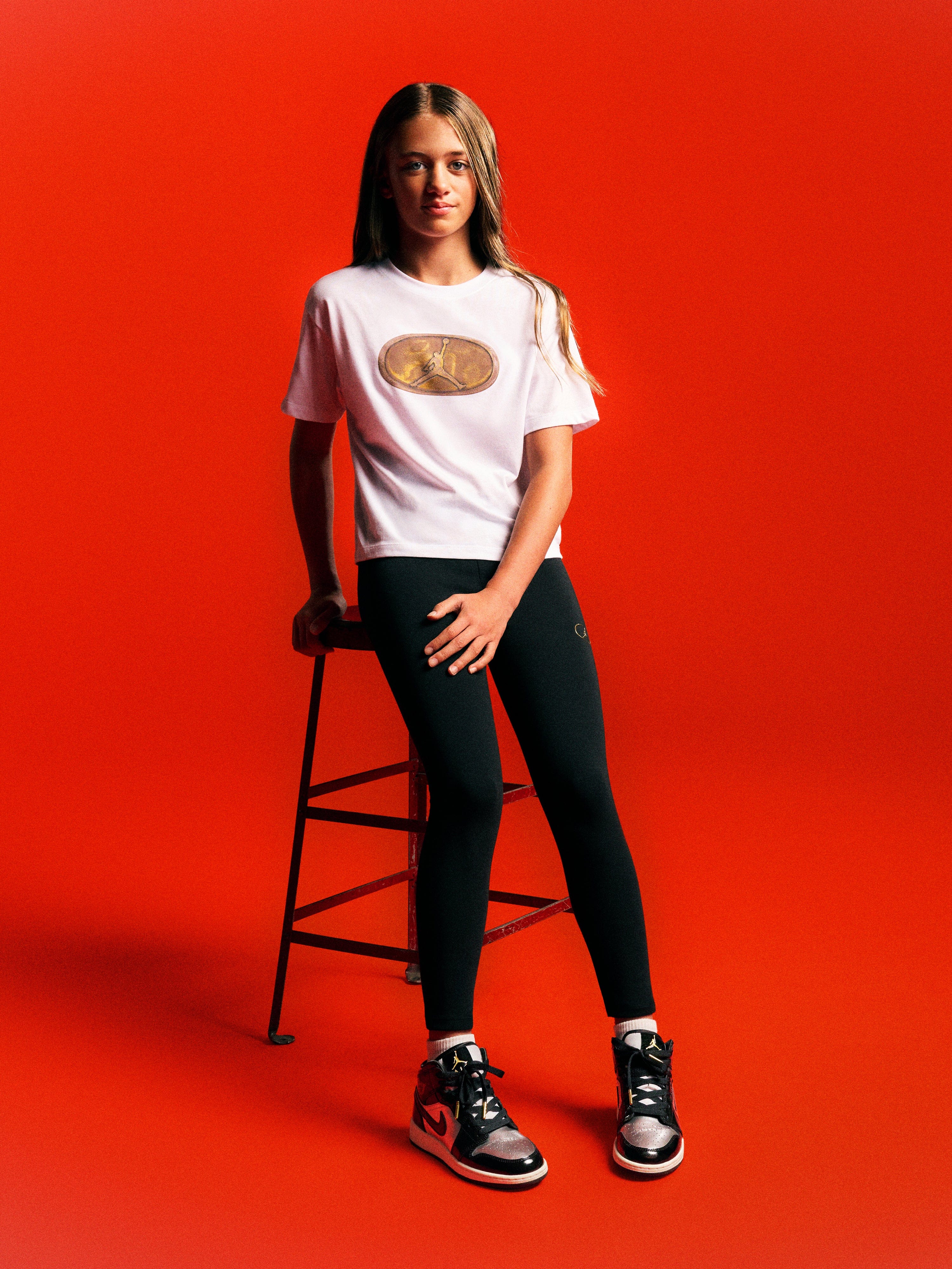 Girls Logo T-Shirt in White