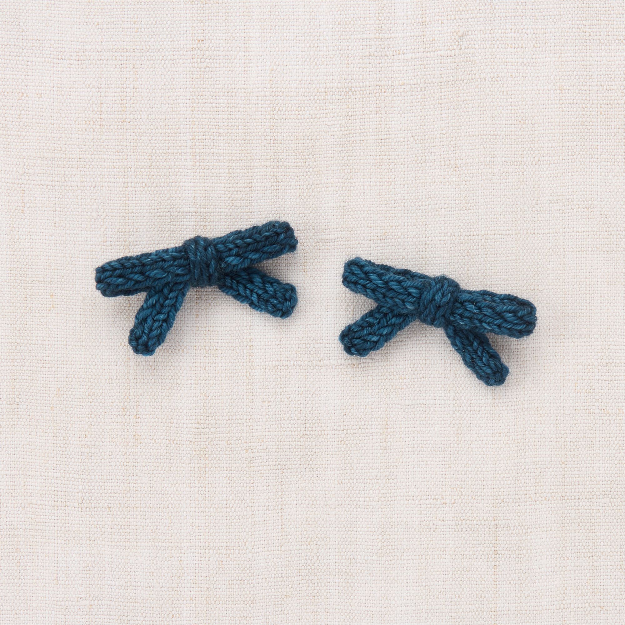 Girls Blue Bow Hair Clips