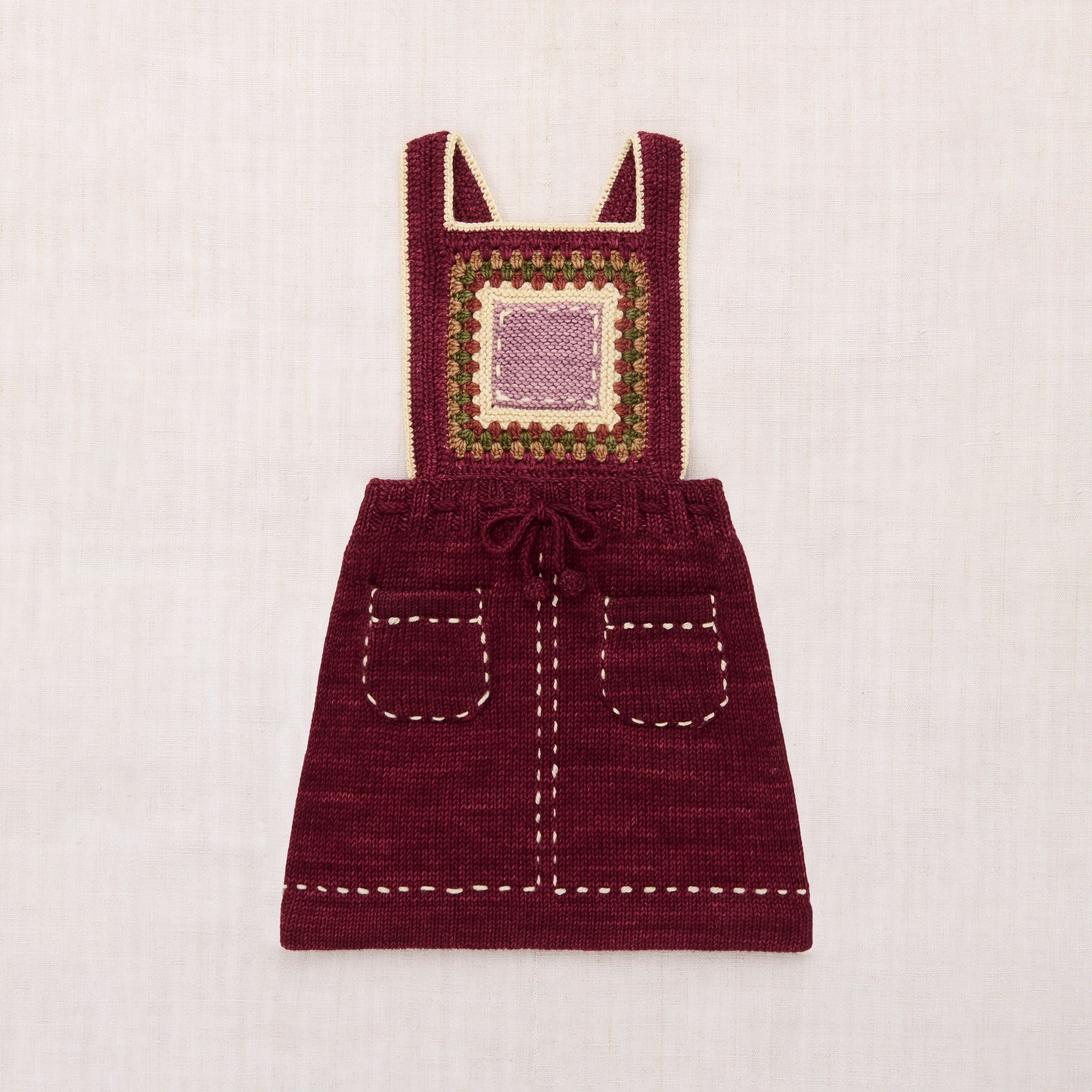 Girls Red Wool Dress