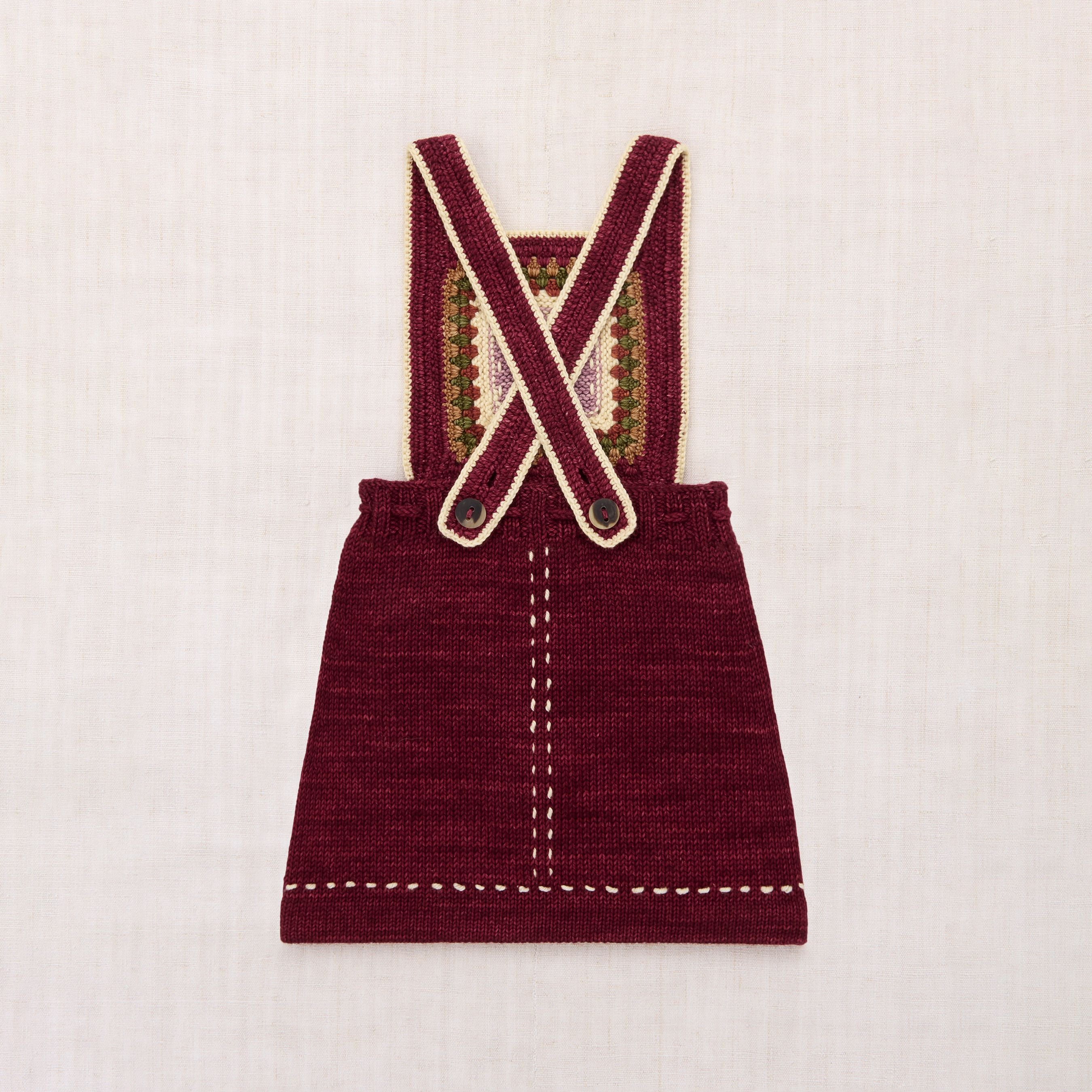 Girls Red Wool Dress