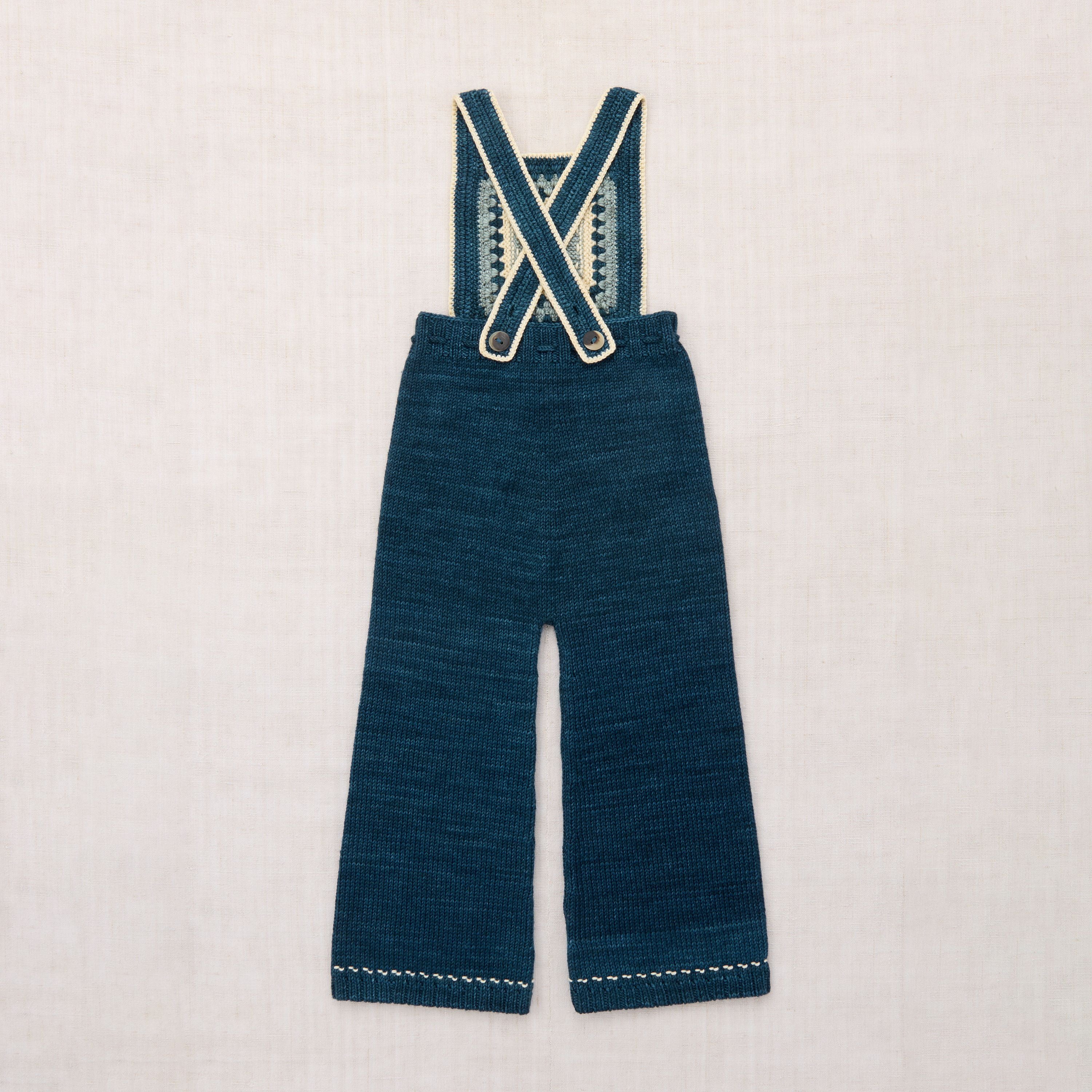 Boys & Girls Blue Wool Jumpsuit