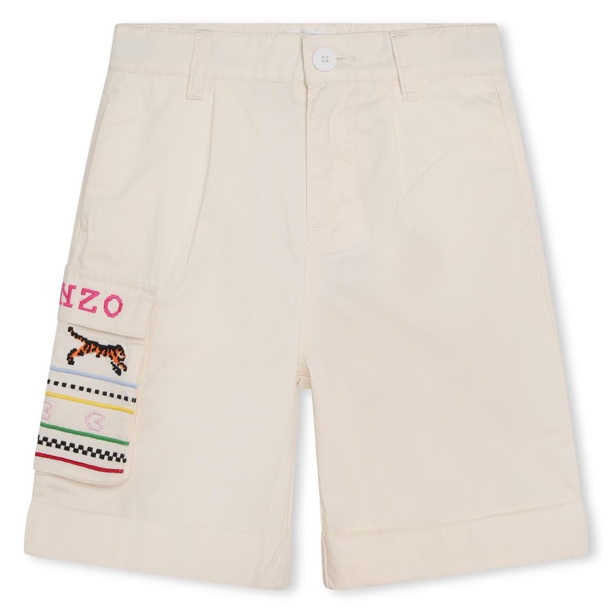 Boys & Girls White Shorts