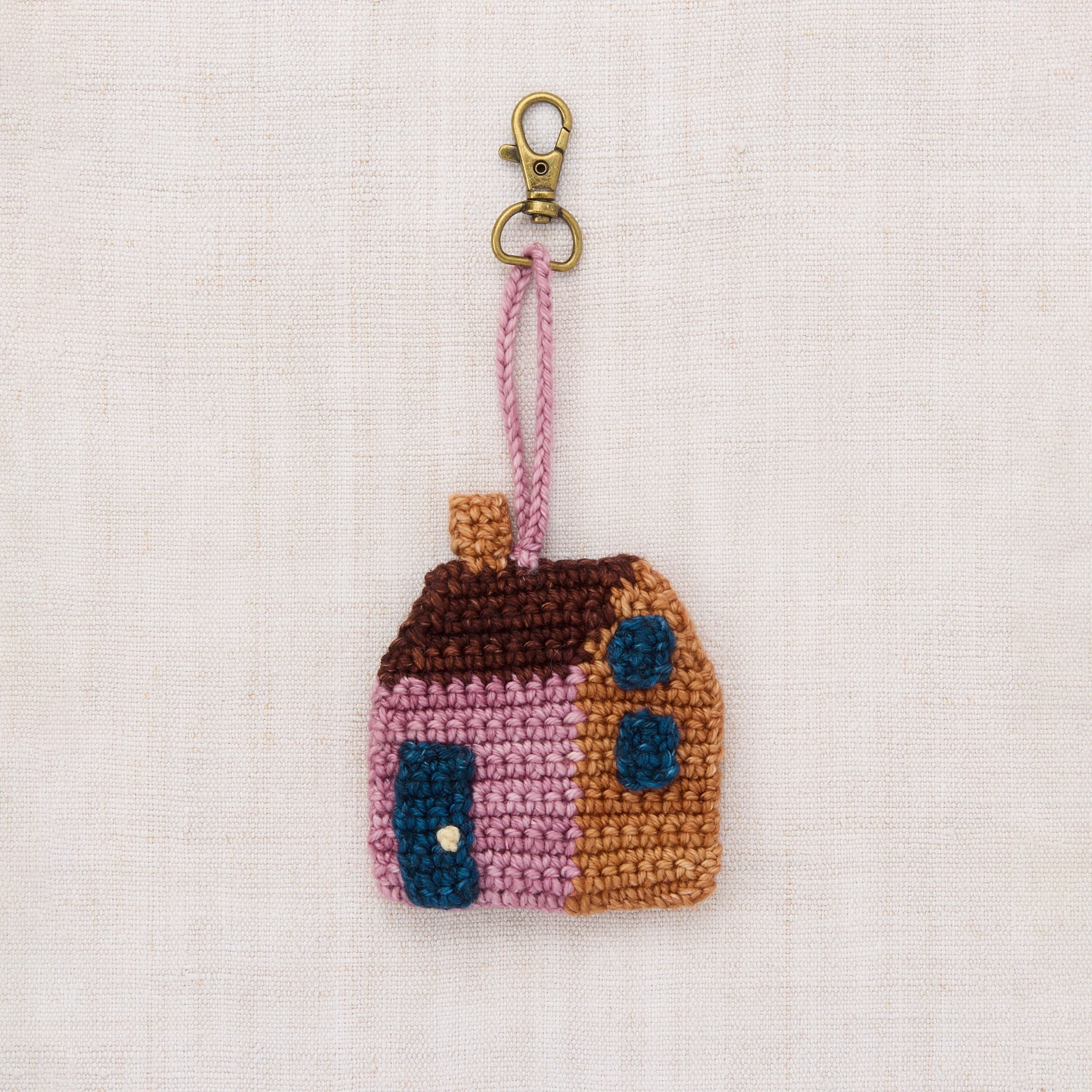 Pink Home Bag Charm