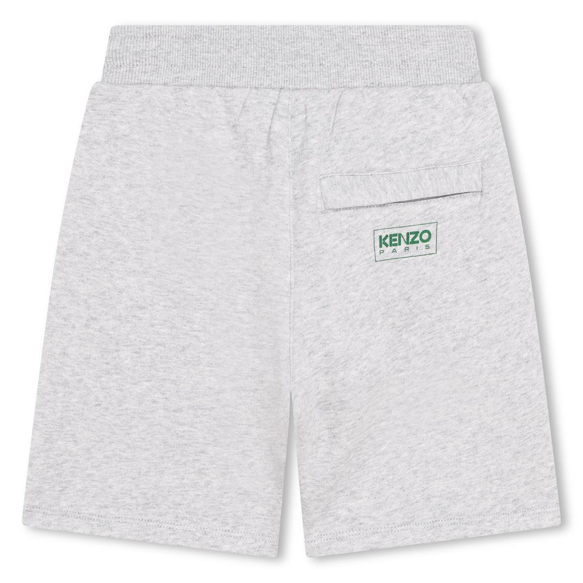 Boys Grey Cotton Shorts