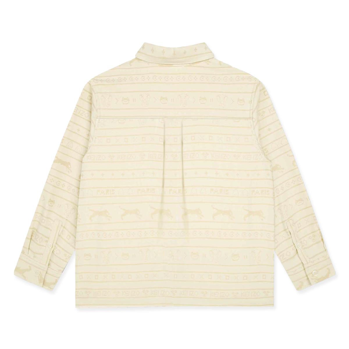 Boys White Logo Shirt