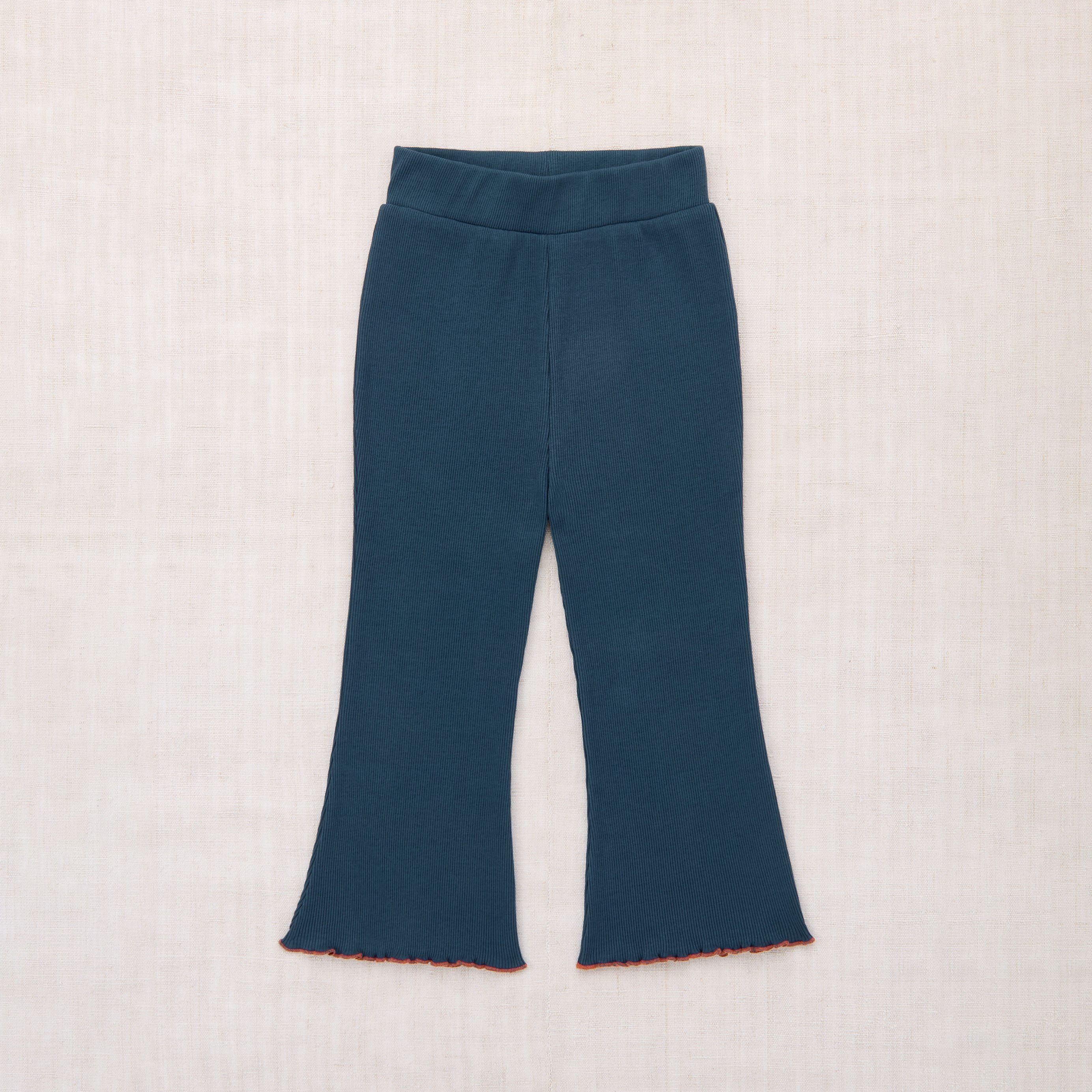 Girls Blue Cotton Trousers