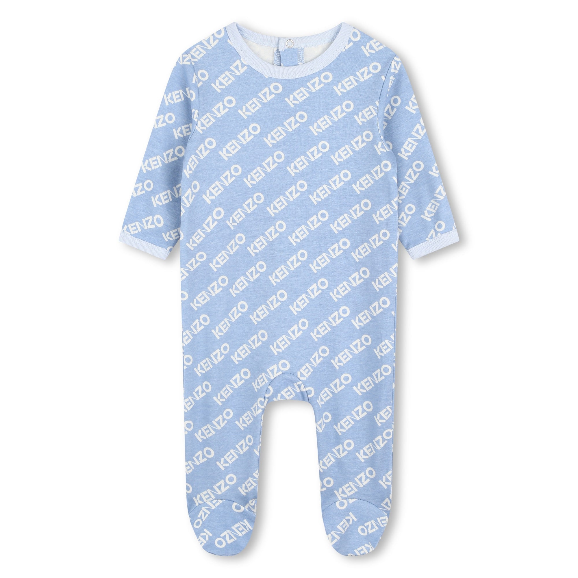 Ensemble de grenouillères bleues en coton pour bébés garçons et filles (lot de 2)
