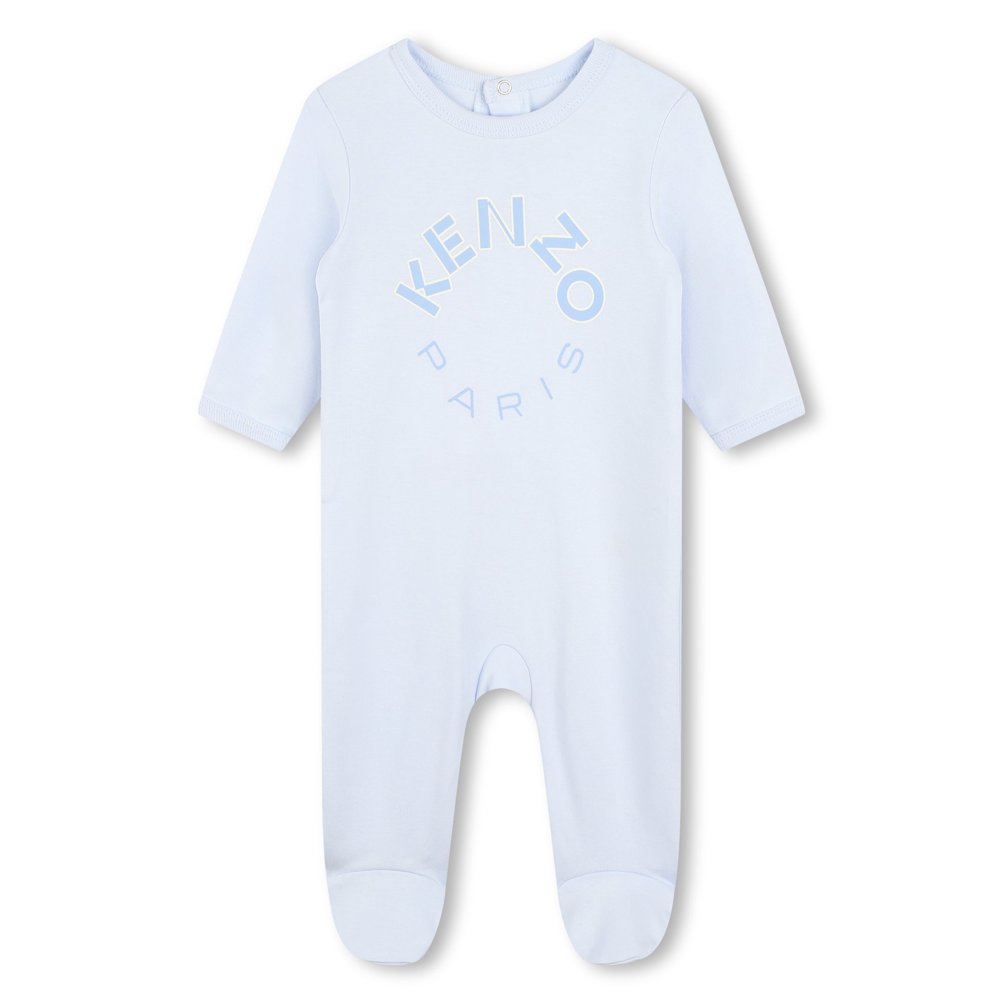 Ensemble de grenouillères bleues en coton pour bébés garçons et filles (lot de 2)